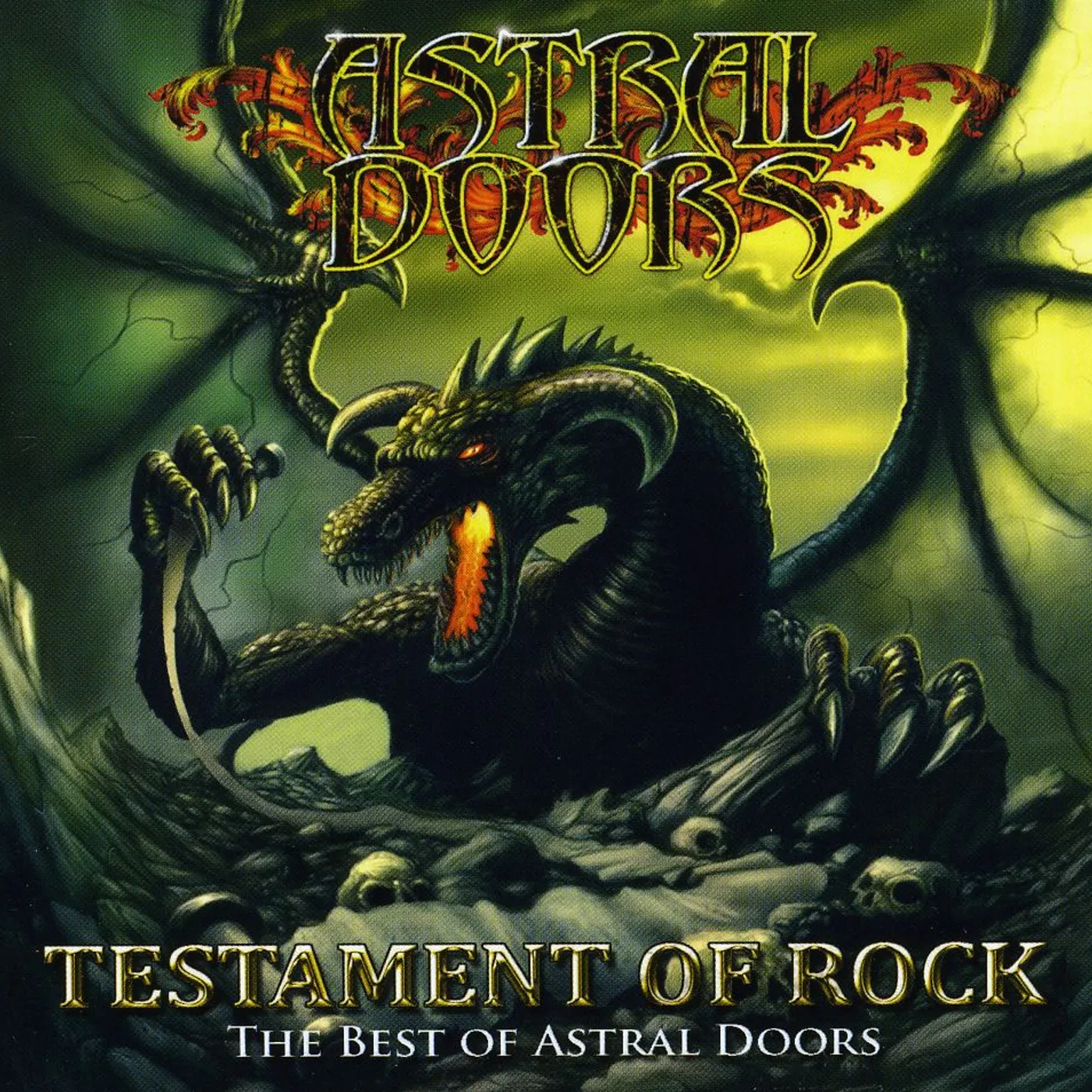 Astral Doors TESTAMENT OF ROCK: THE BEST OF CD