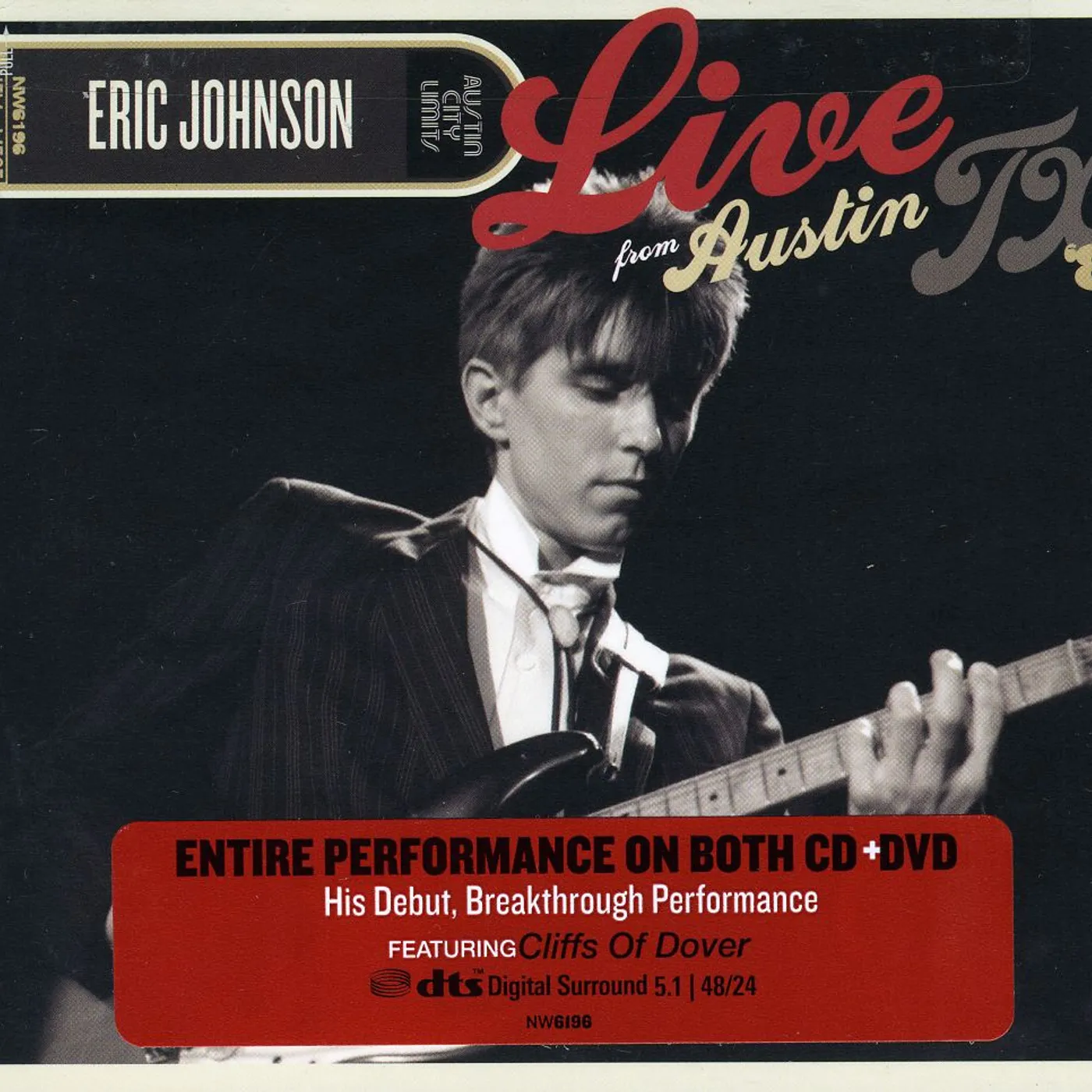 Eric Johnson LIVE FROM AUSTIN TX 84 CD