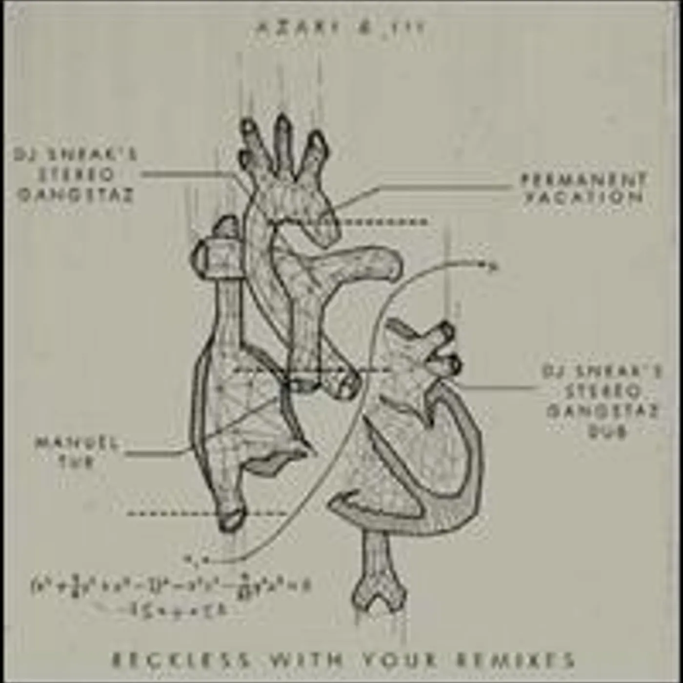 Azari & III RECKLESS WITH YOUR REMIXES Vinyl Record