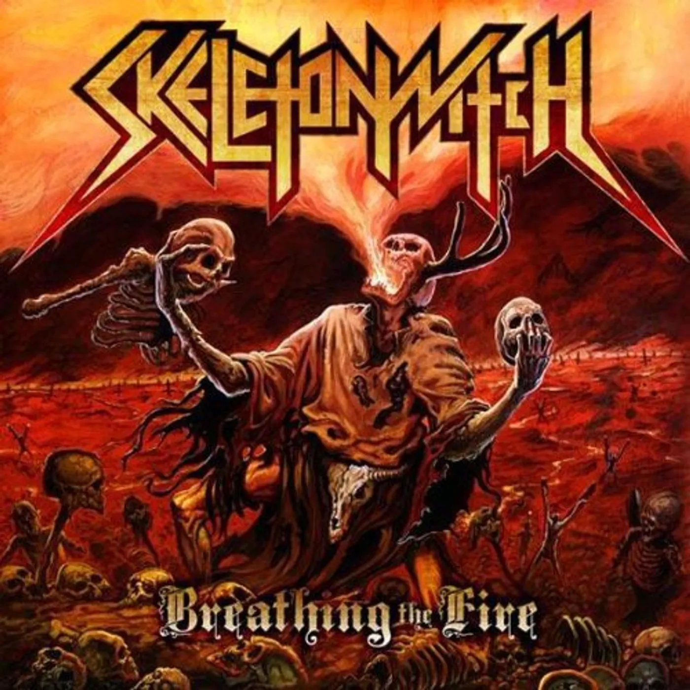 Skeletonwitch Breathing the Fire Vinyl Record