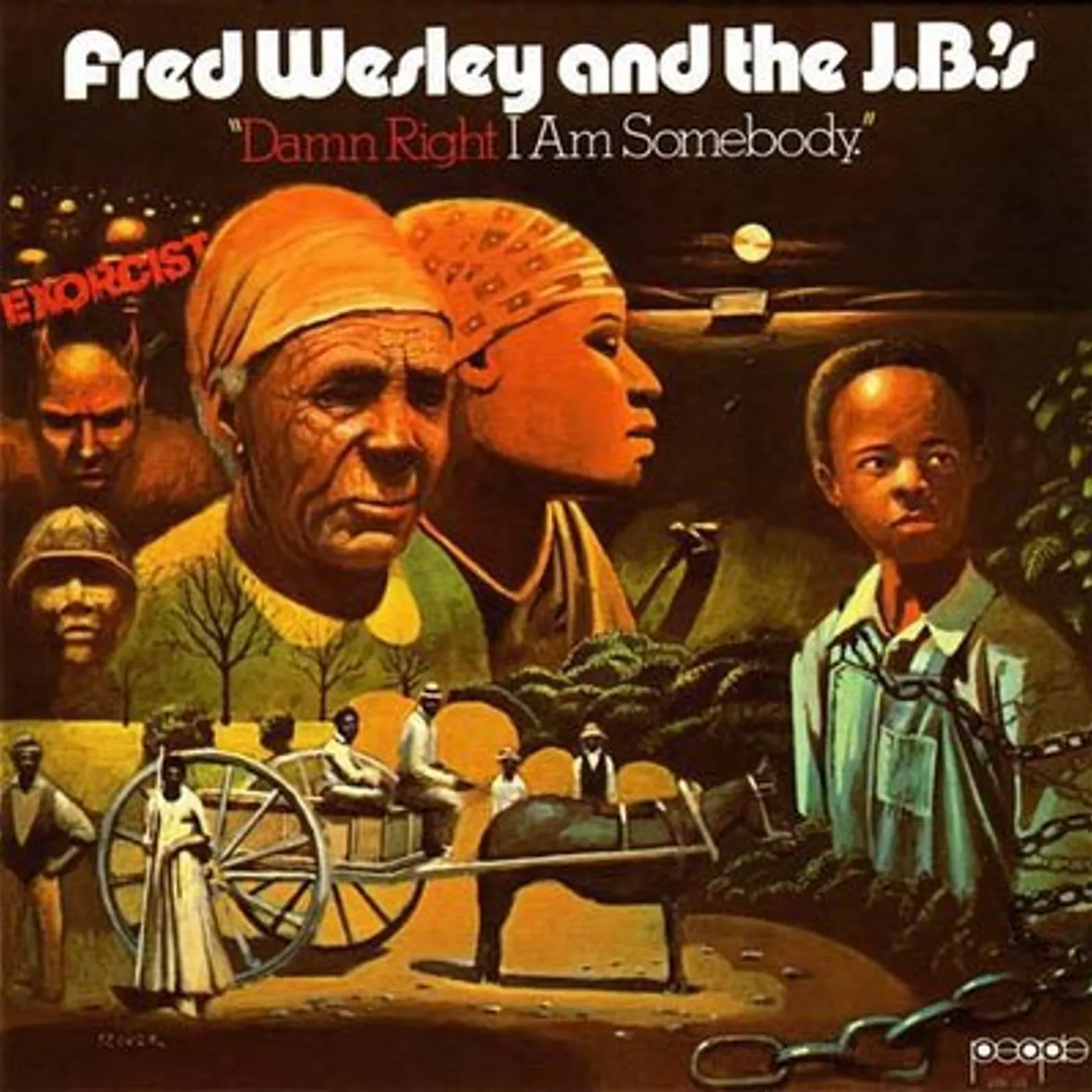 The J.B.'s DAMN RIGHT I AM SOMEBODY Vinyl Record