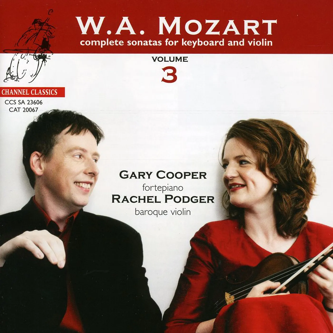 Mozart / Podger / Cooper VIOLIN SONATAS 3 Super Audio CD