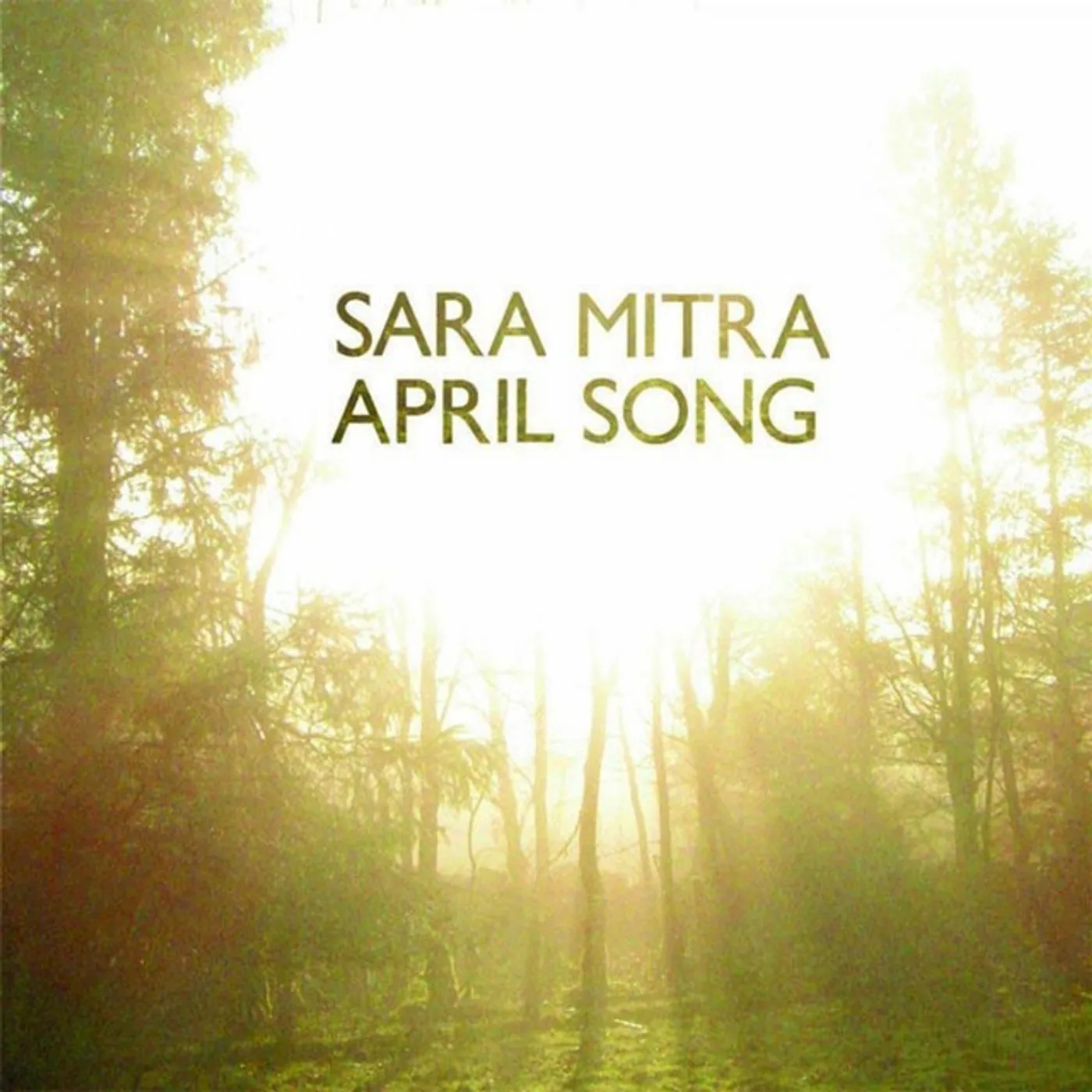 Sara Mitra APRIL SONG CD
