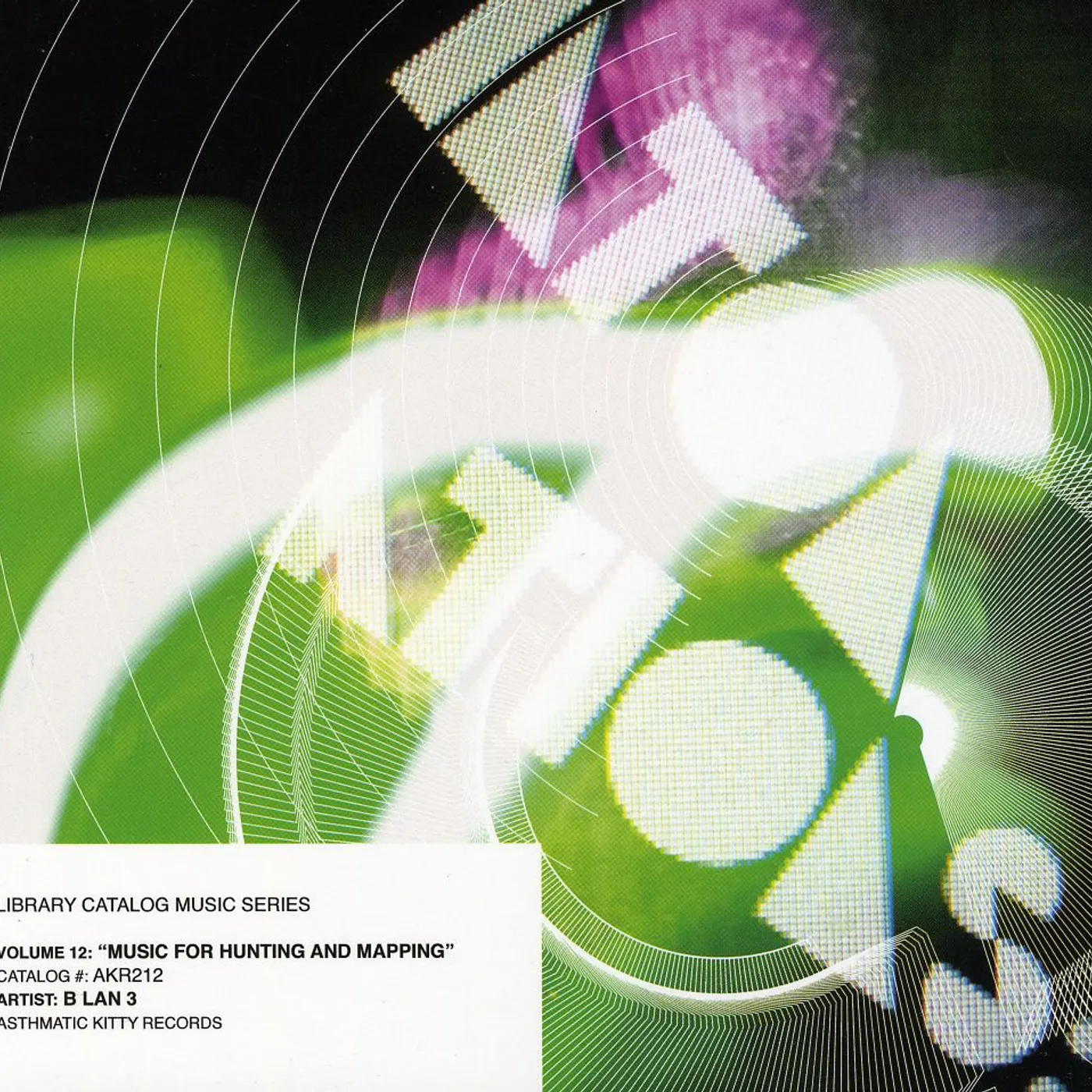B Lan 3 LIBRARY CATALOG MUSIC SERIES: MUSIC FOR HUNTING & CD