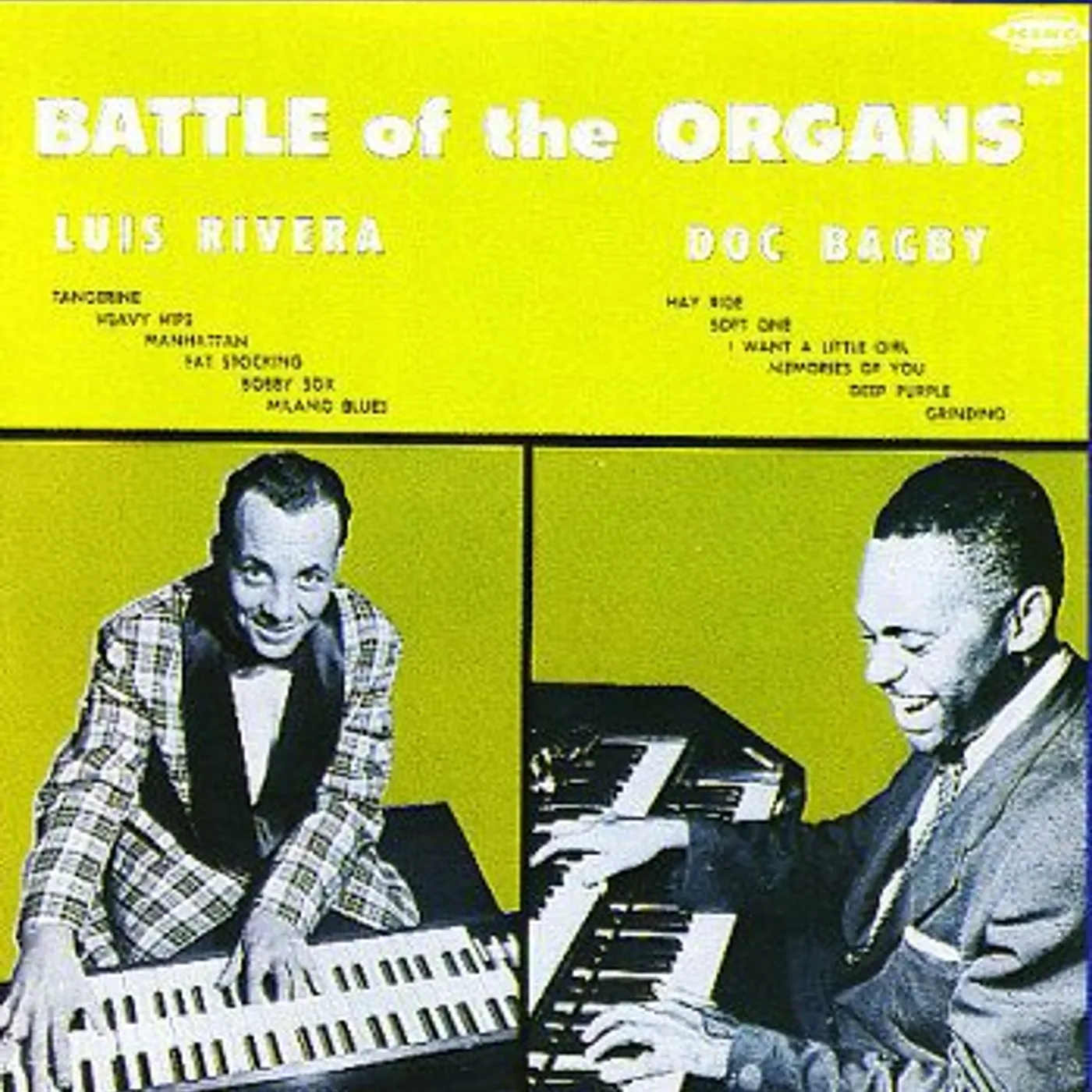Rivera,Luis/Bagby,Doc Battle Of The Organs Vinyl Record