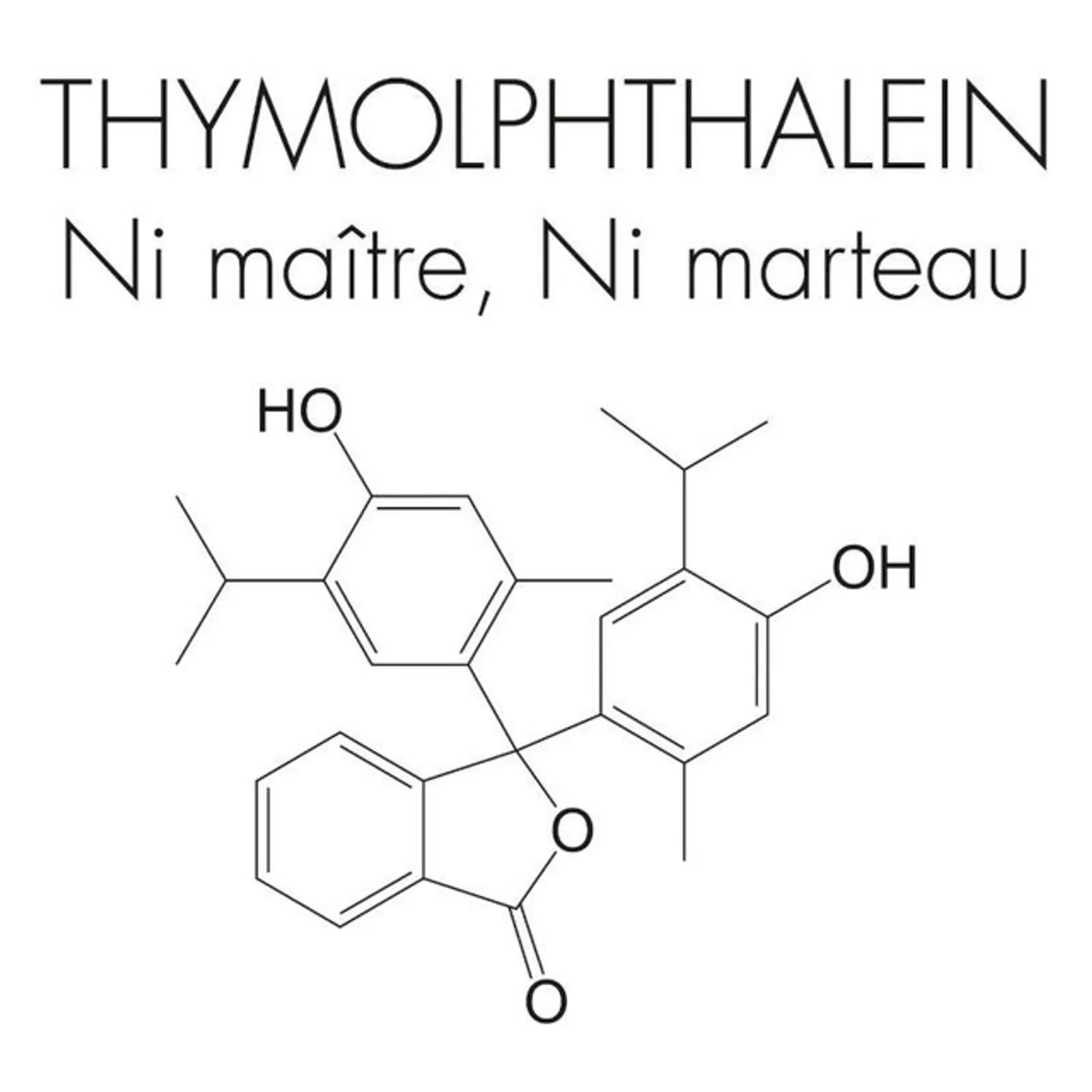 Thymolphthalein NI MAITRE NI MARTEAU Vinyl Record