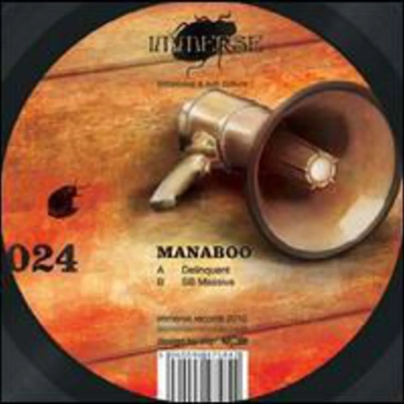 Manaboo DELINQUENT / SB MASSIVE Vinyl Record