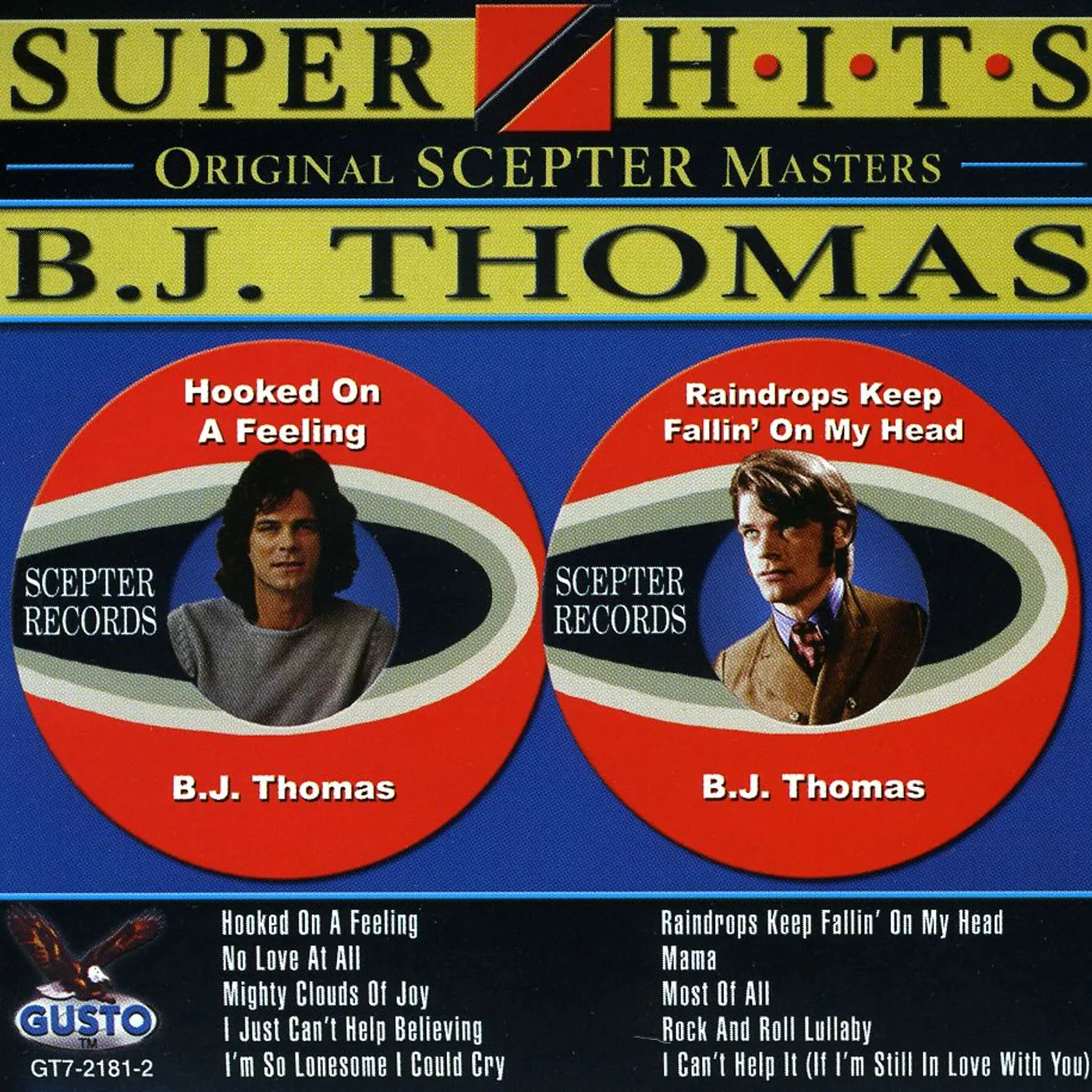 B.J. Thomas SUPER HITS CD