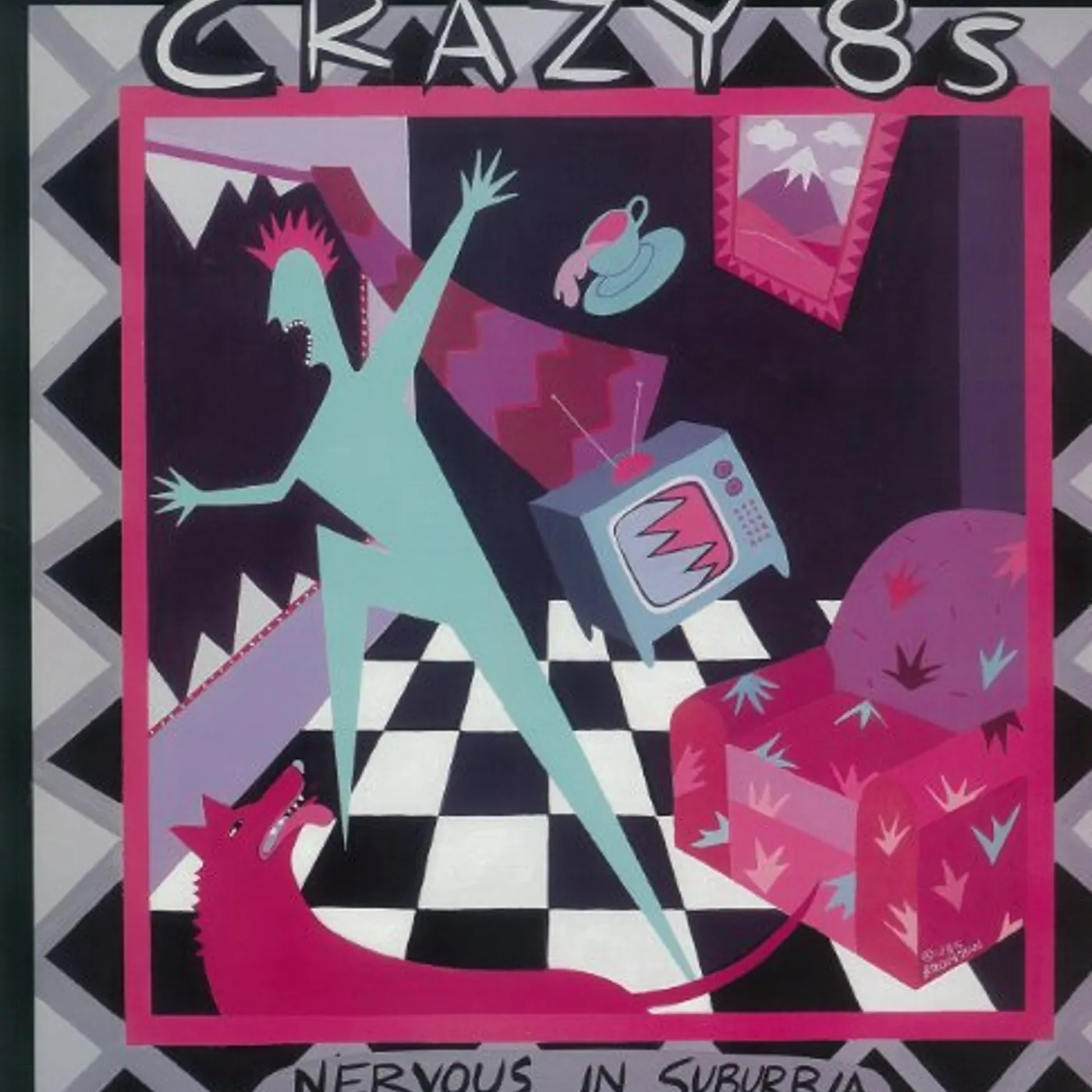 Crazy 8's Nervous in Suburbia Vinyl Record