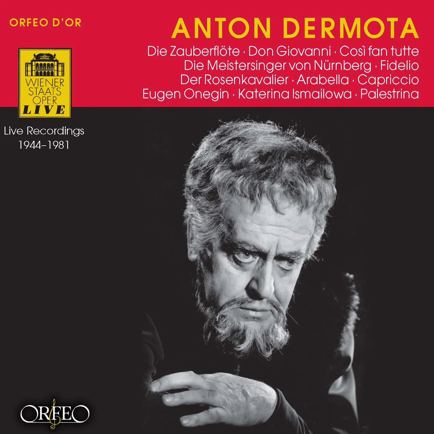 Anton Dermota LIVE PERFORMANCES CD