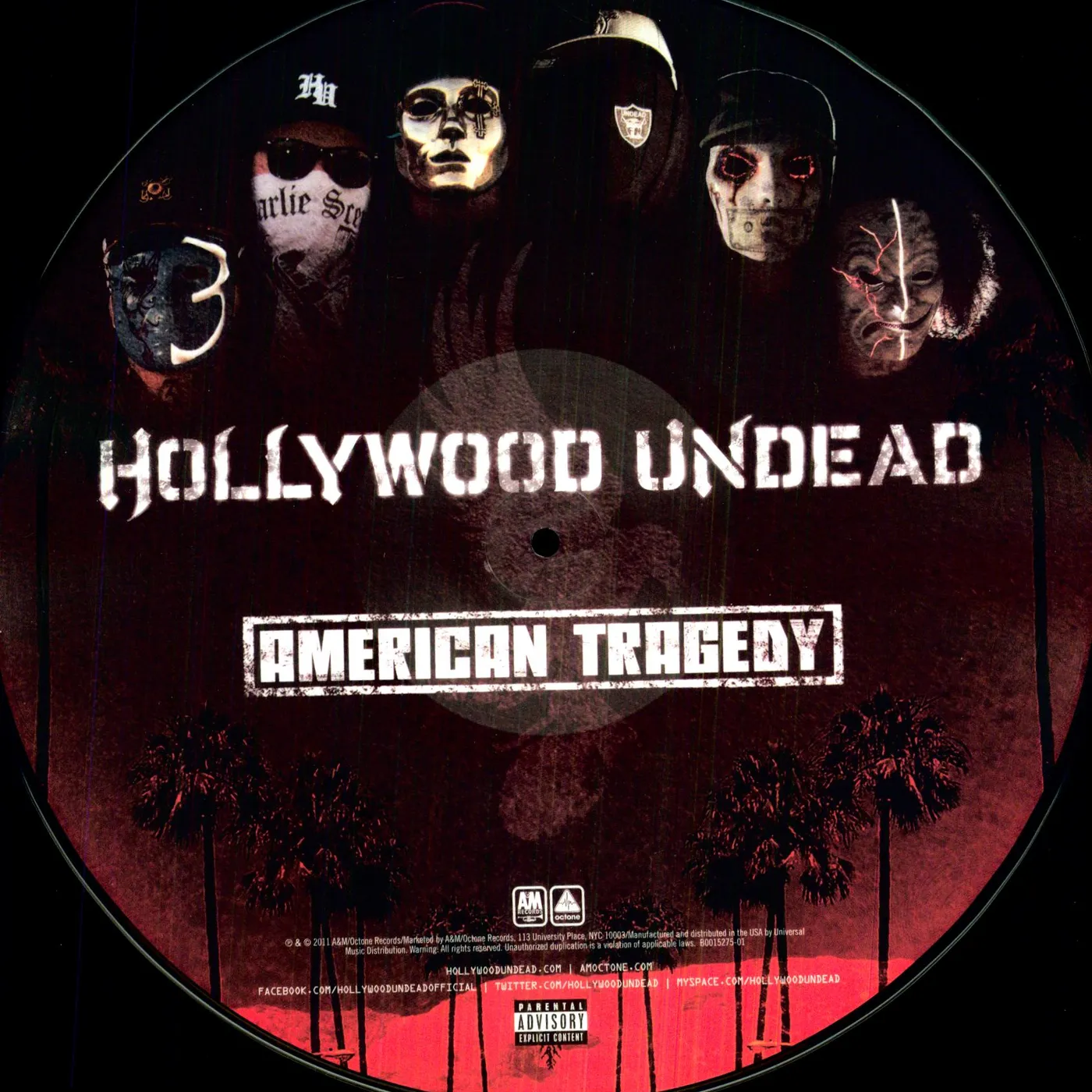 Hollywood Undead American Tragedy Vinyl Record