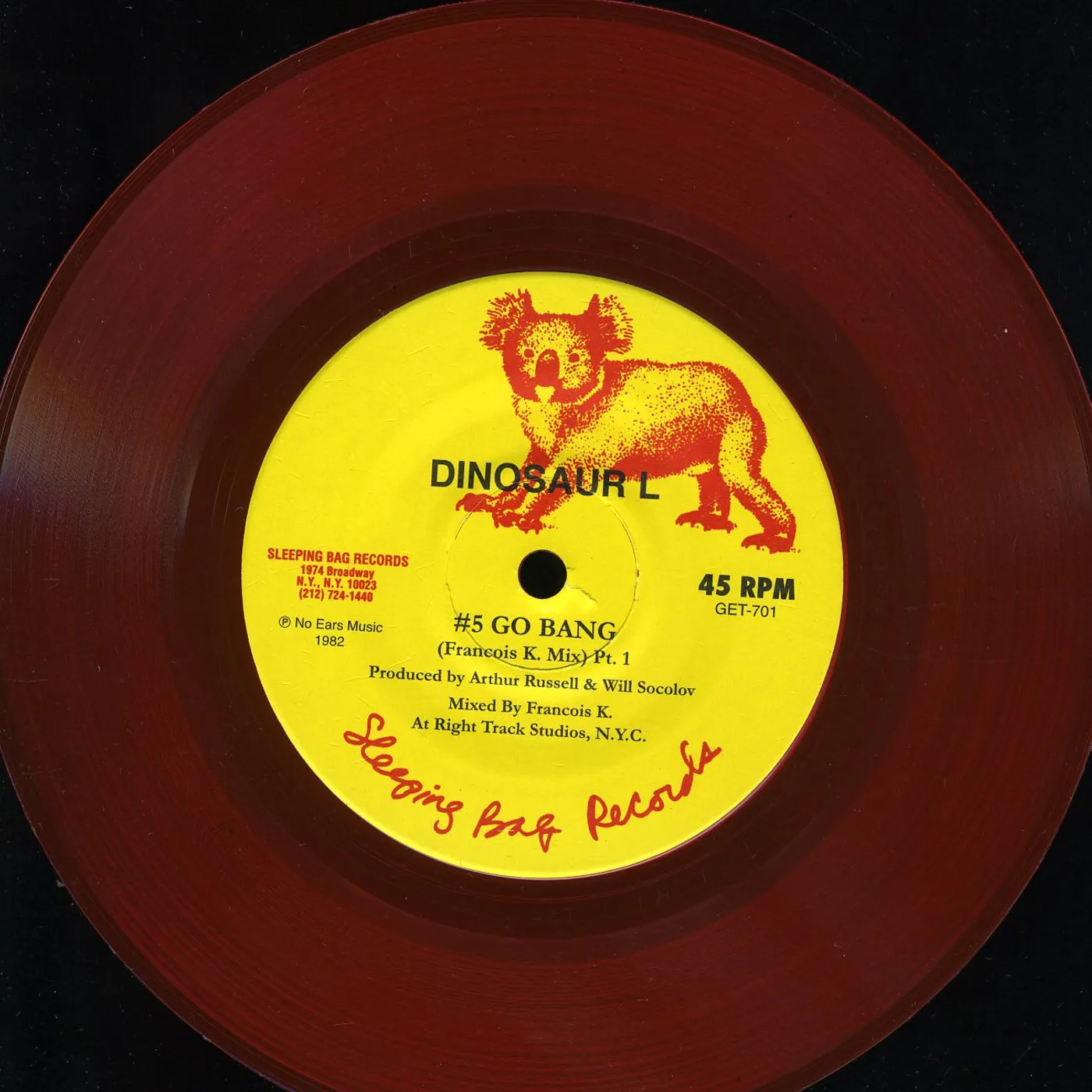 Dinosaur L GO BANG 1 & 2 Vinyl Record