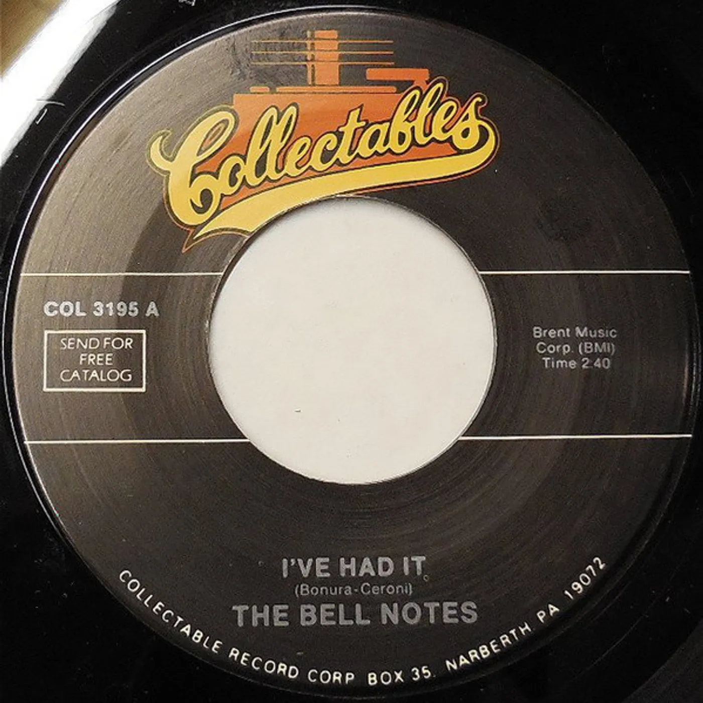 Bell Notes The / The Knockouts I'VE HAD IT (Vinyl)