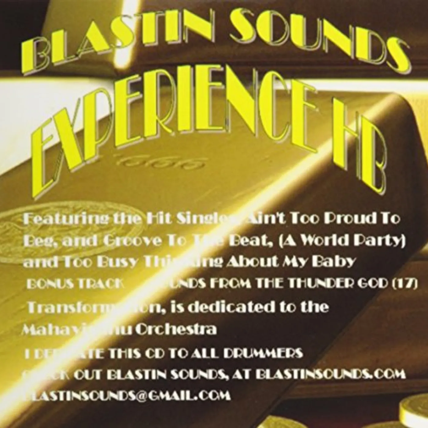 Blastin Sounds EXPERIENCE HB CD