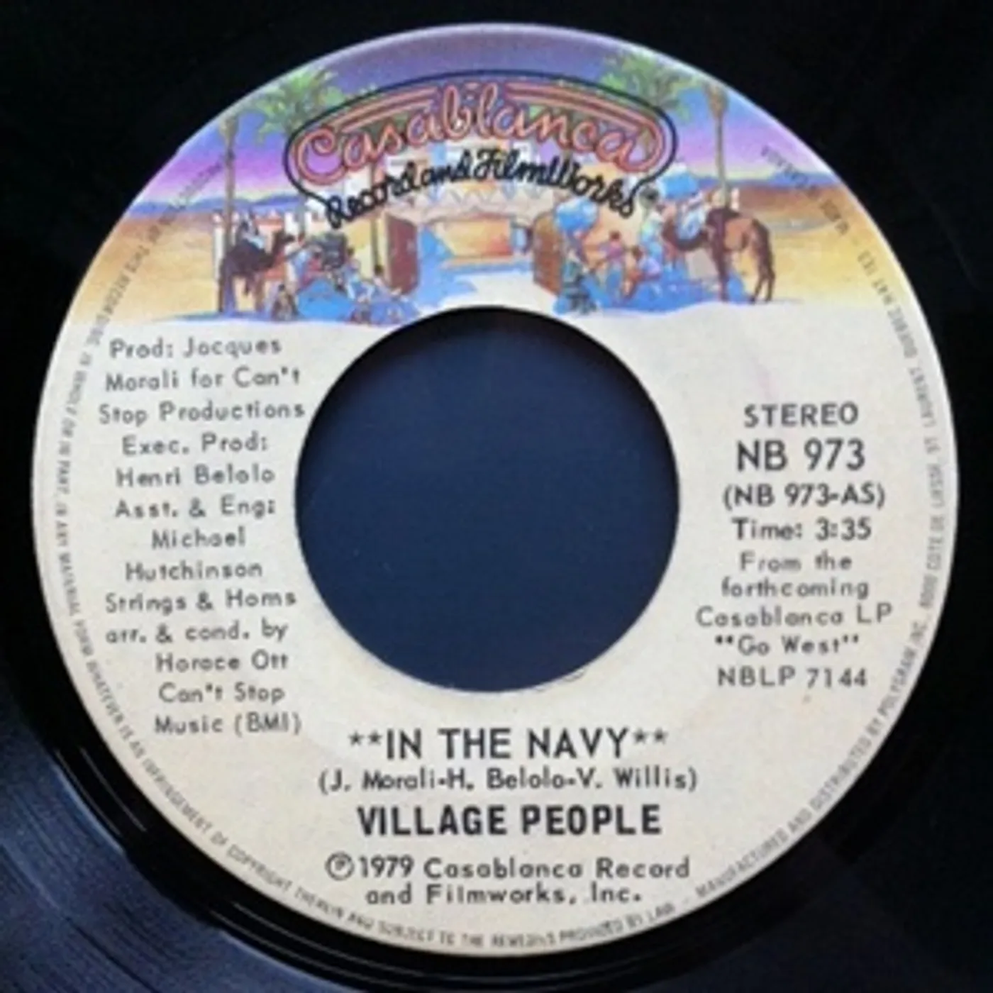 Village People IN THE NAVY Vinyl Record