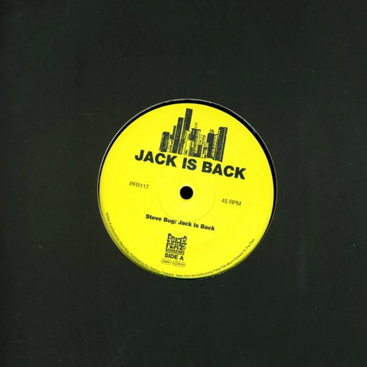 Steve Bug / Martin Landsky JACK IS BACK / V2U Vinyl Record
