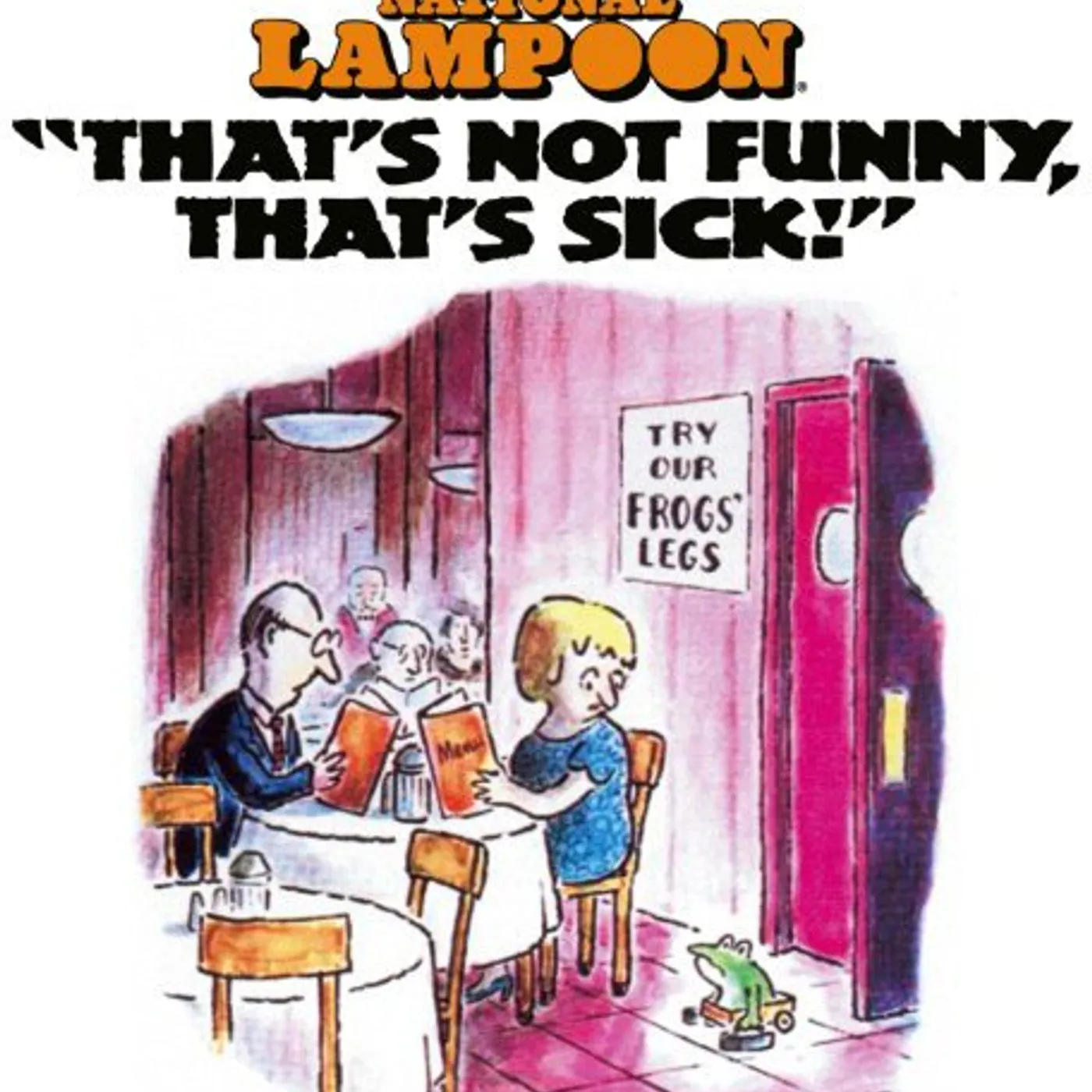 National Lampoon THATS NOT FUNNY THATS SICK Vinyl Record