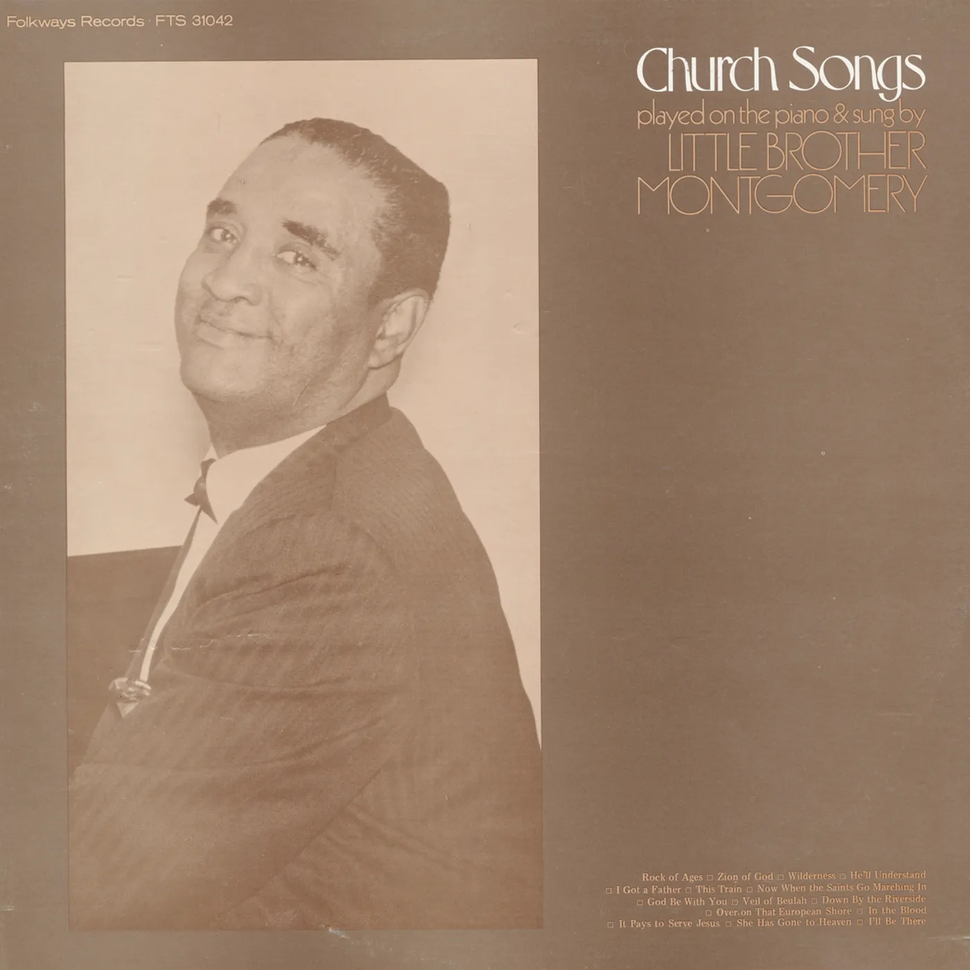 Little Brother Montgomery CHURCH SONGS: SUNG AND PLAYED CD