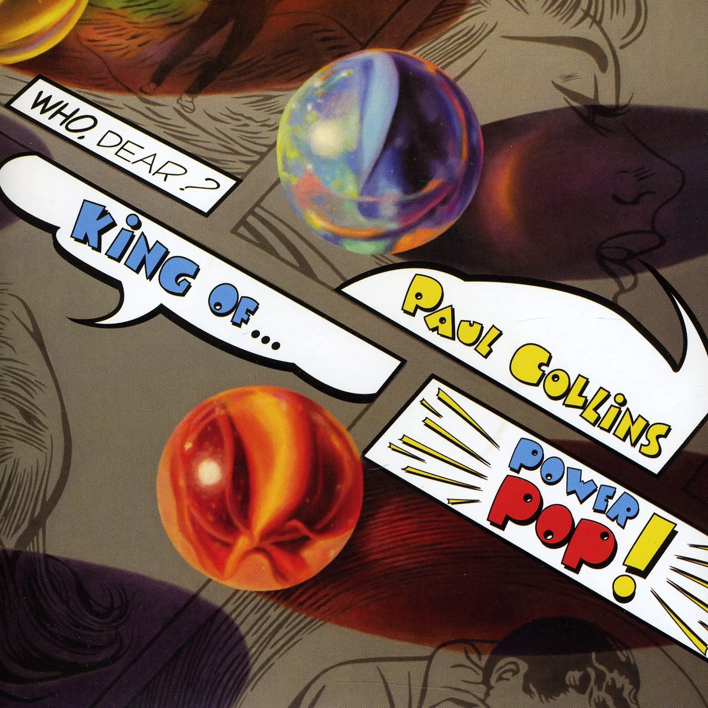 Paul Collins WHO DEAR Vinyl Record