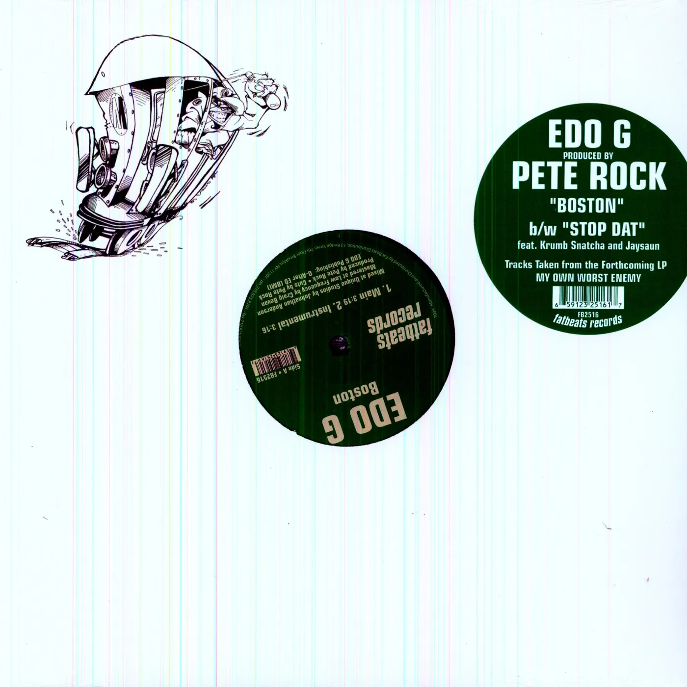 Pete Edo G / Rock BOSTON Vinyl Record