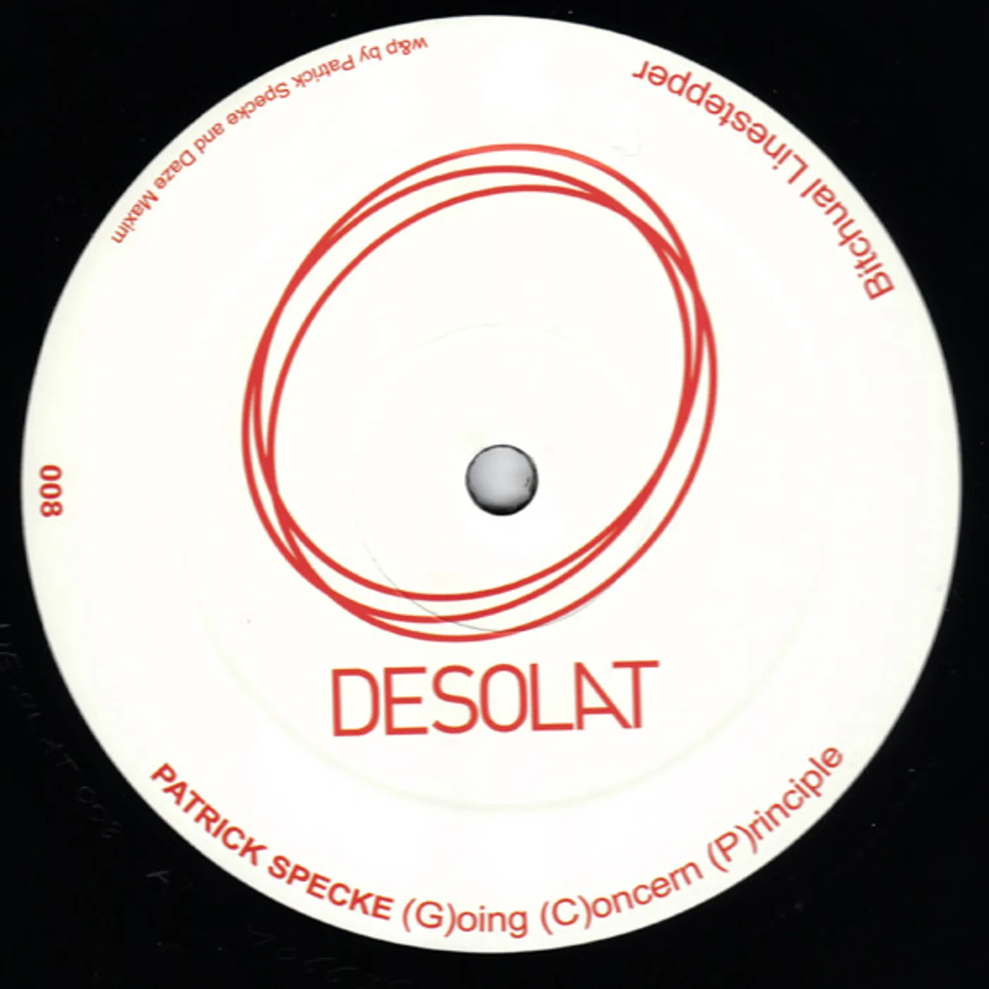 Patrick Specke G(OING) C(ONCERN) P(RINCIPLE) Vinyl Record