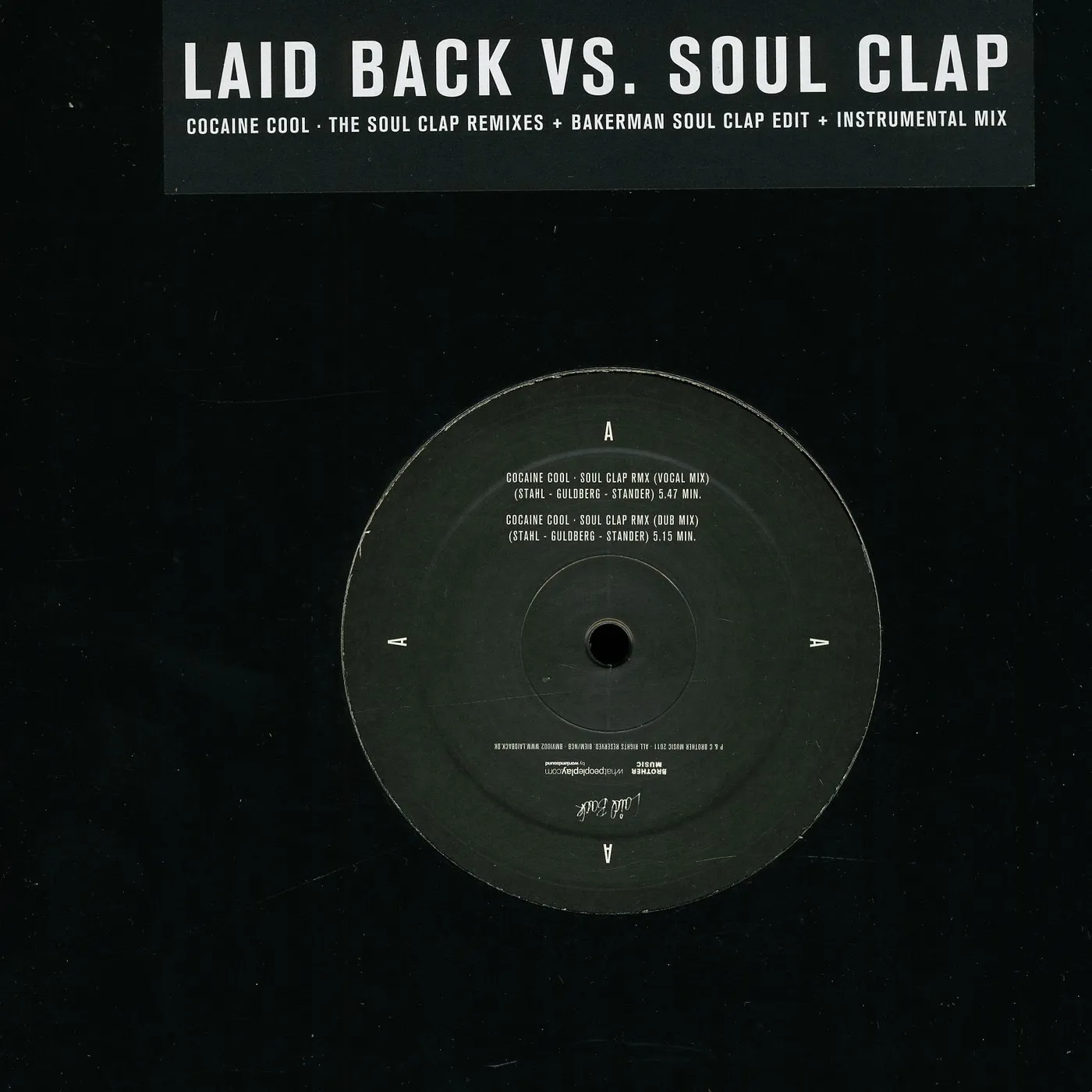 Laid Back / Soul Clap COCAINE COOL: SOUL CLAP REMIXES Vinyl Record