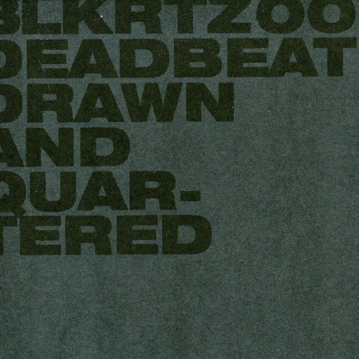 Deadbeat DRAWN AND QUARTERED CD