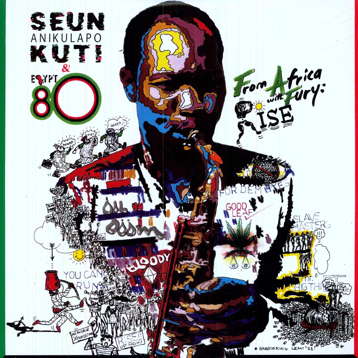Seun Kuti & Egypt 80 From Africa with Fury: Rise Vinyl Record