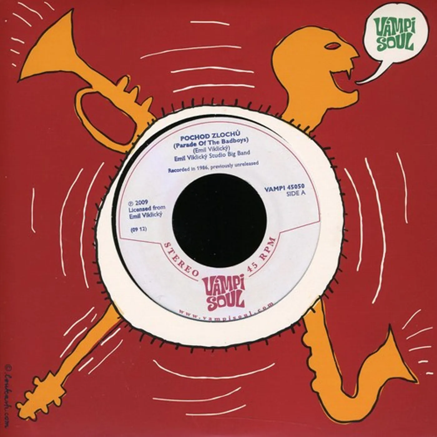Emil Viklický POCHOD ZLOCHU / HROMOVKA Vinyl Record