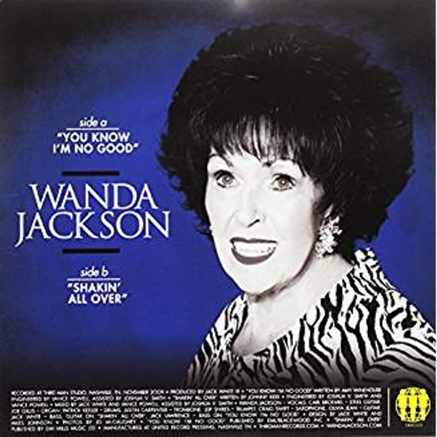 Wanda Jackson YOU KNOW I'M NO GOOD / SHAKIN ALL OVER Vinyl Record