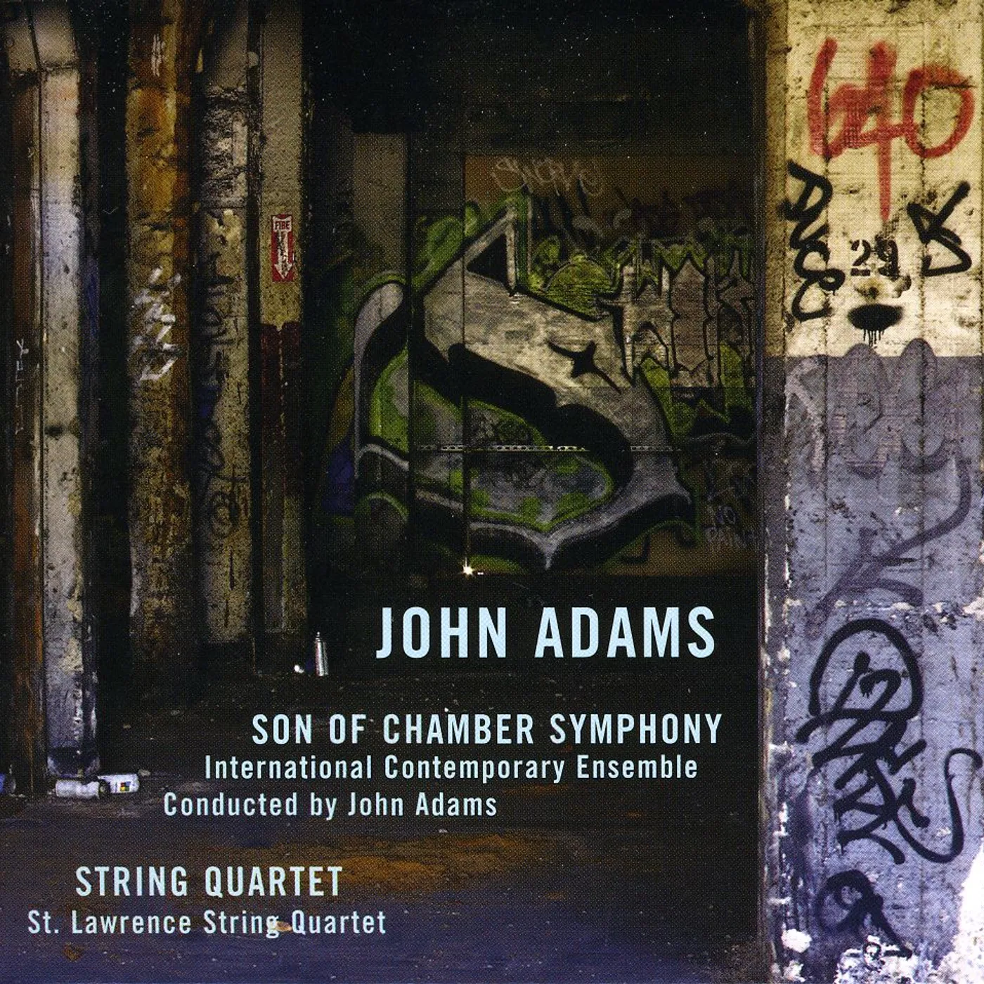 John Adams SON OF CHAMBER SYMPHONY / STRING QUARTET CD