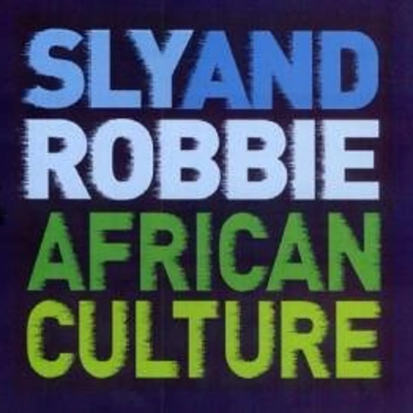 Sly & Robbie AFRICAN CULTURE CD