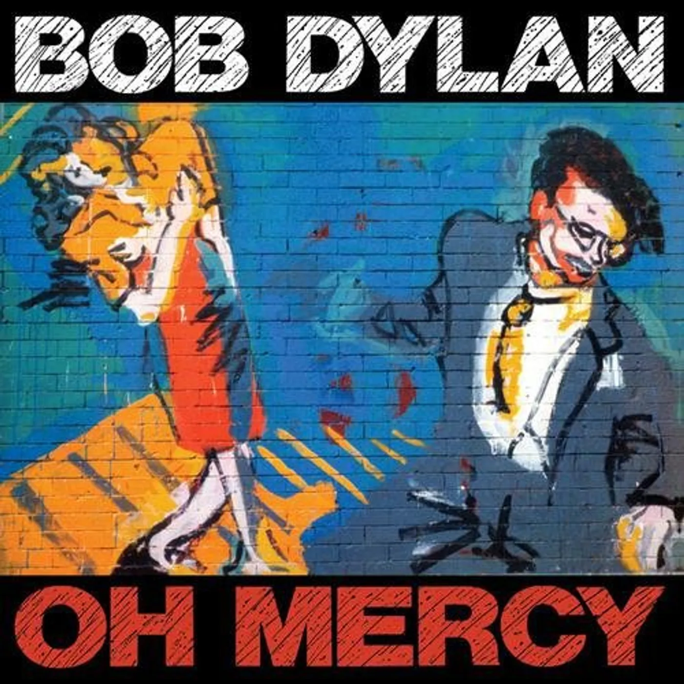 Bob Dylan OH MERCY Vinyl Record - 180 Gram Pressing