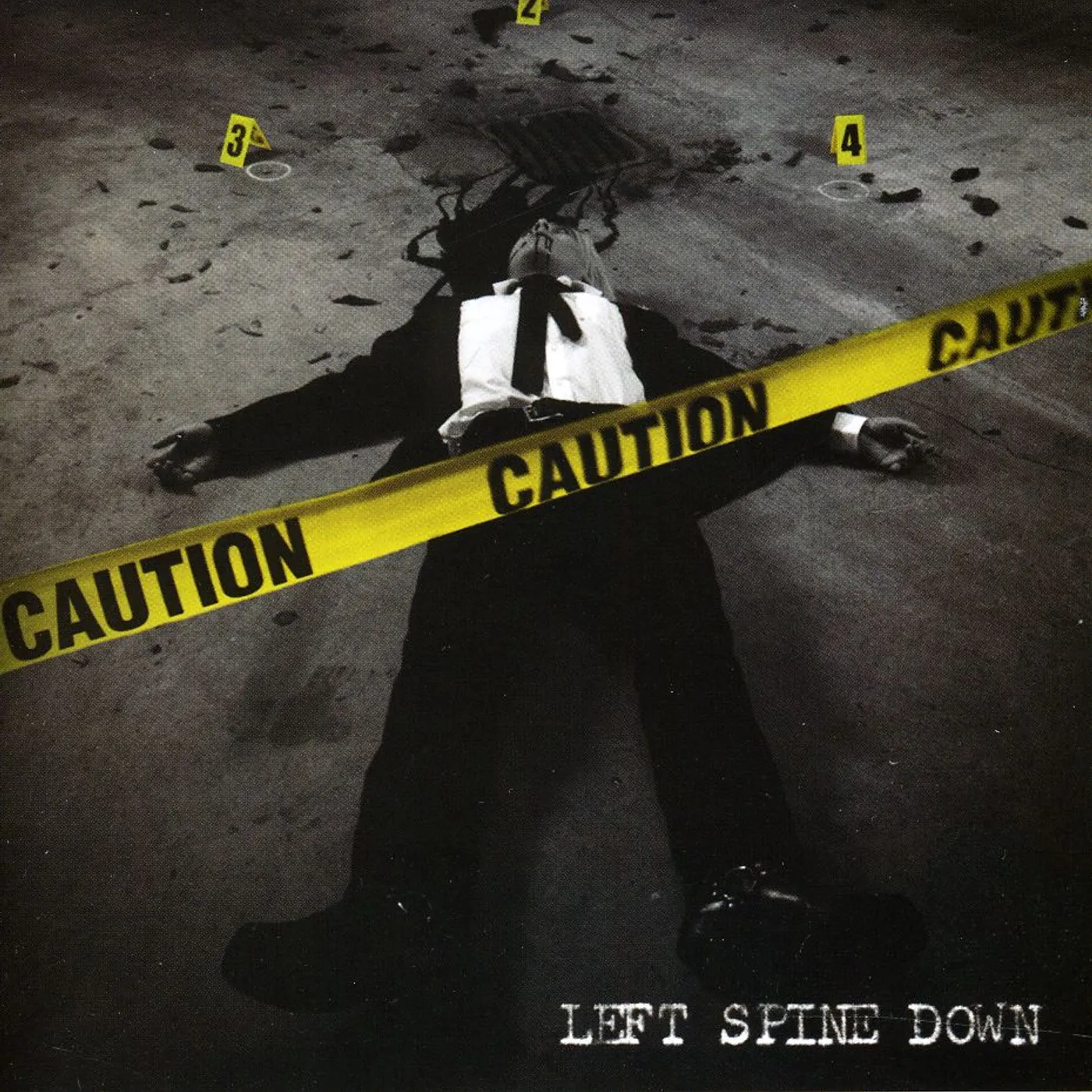 Left Spine Down CAUTION CD