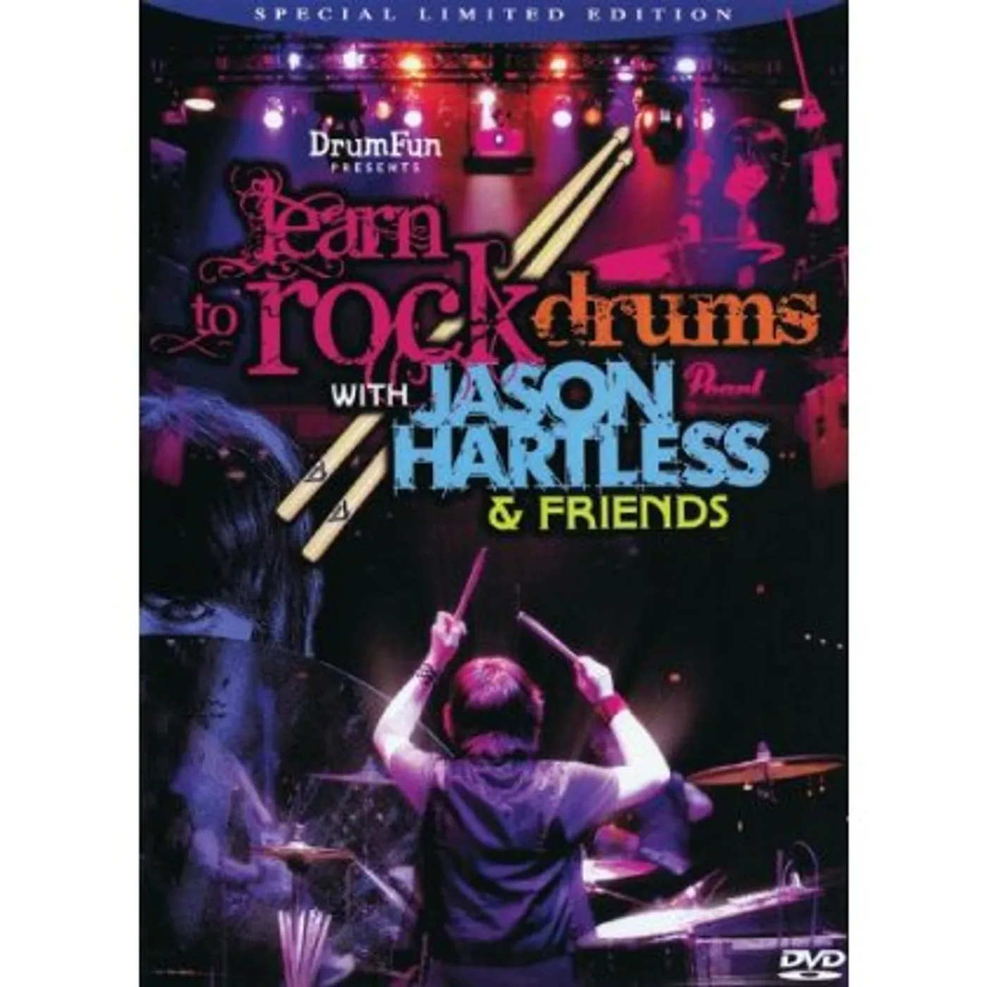 LEARN TO ROCK DRUMS WITH JASON HARTLESS & FRIENDS DVD