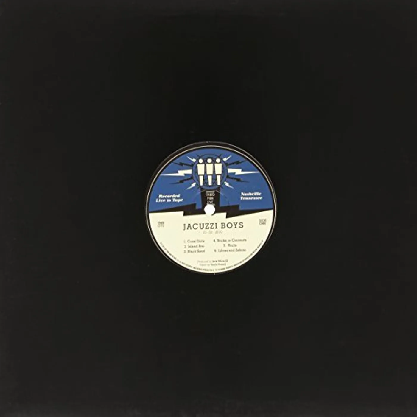 Jacuzzi Boys THIRD MAN LIVE 10-02-2010 Vinyl Record