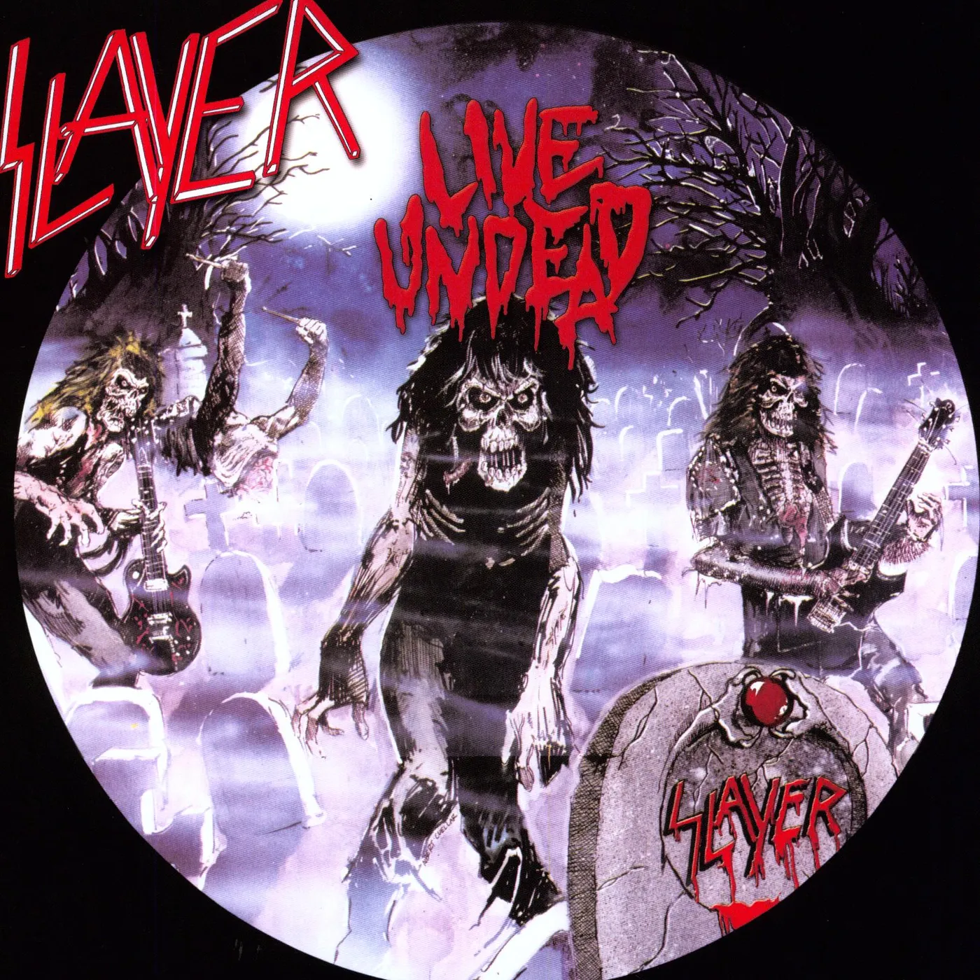 Slayer LIVE UNDEAD / HAUNTING THE CHAPEL Vinyl Record - 180 Gram Pressing