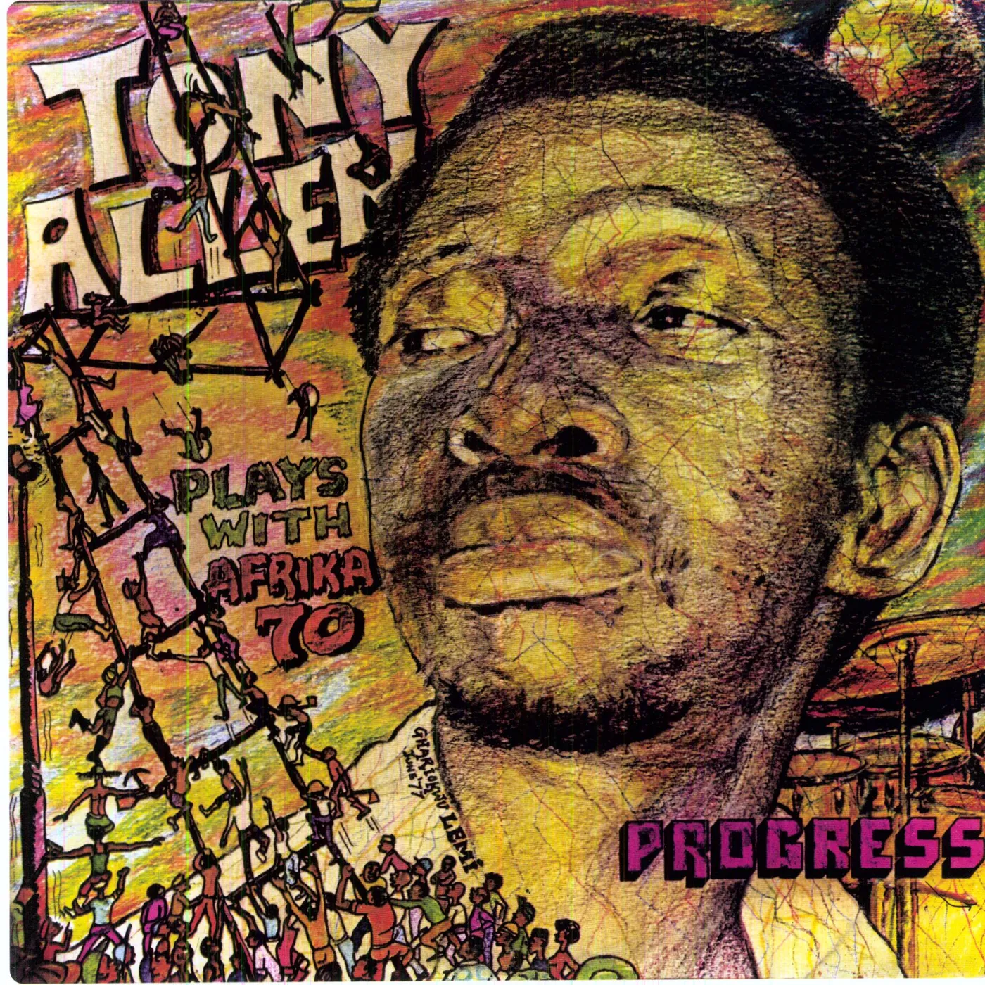 Tony Allen With Africa 70 PROGRESS Vinyl Record