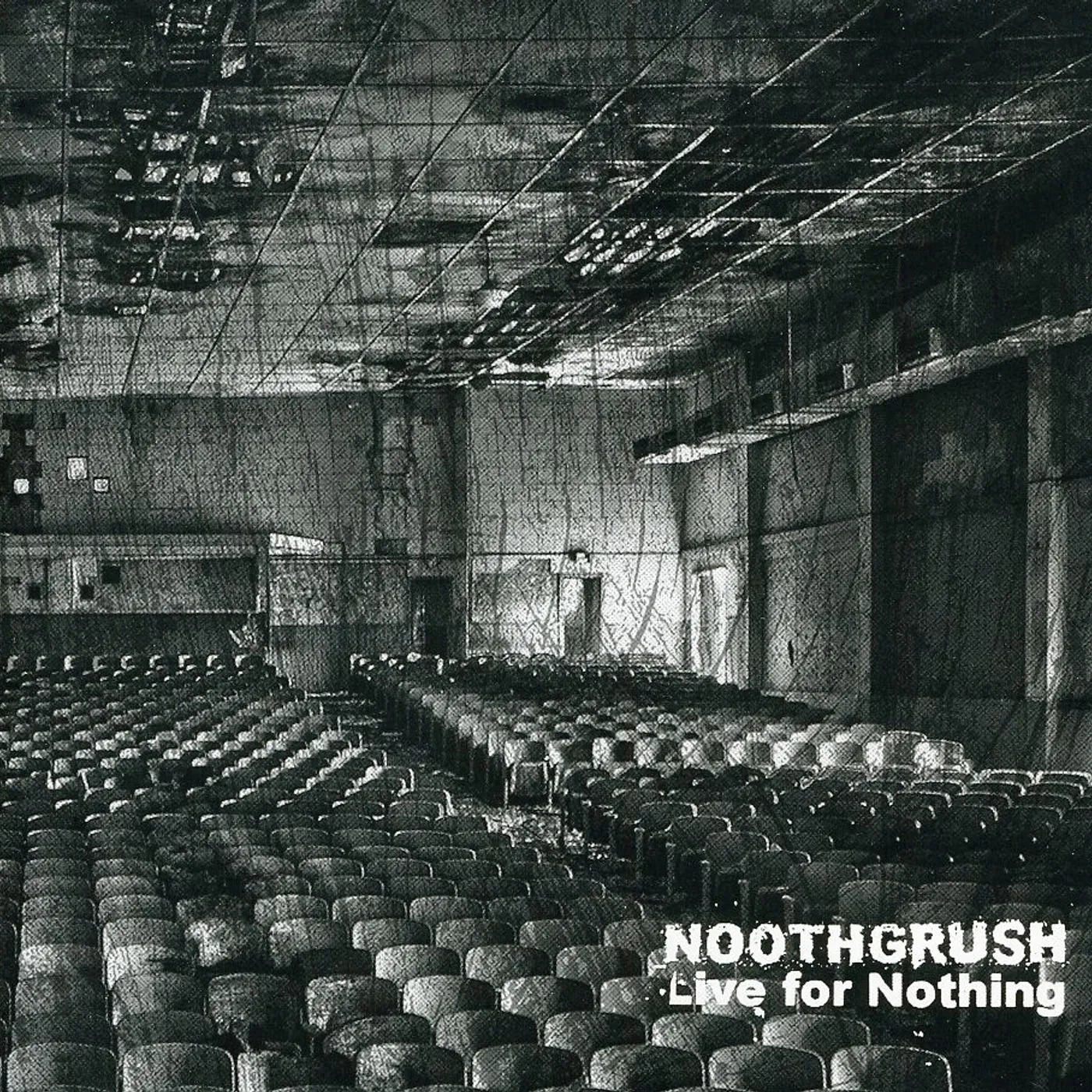 Noothgrush LIVE FOR NOTHING CD
