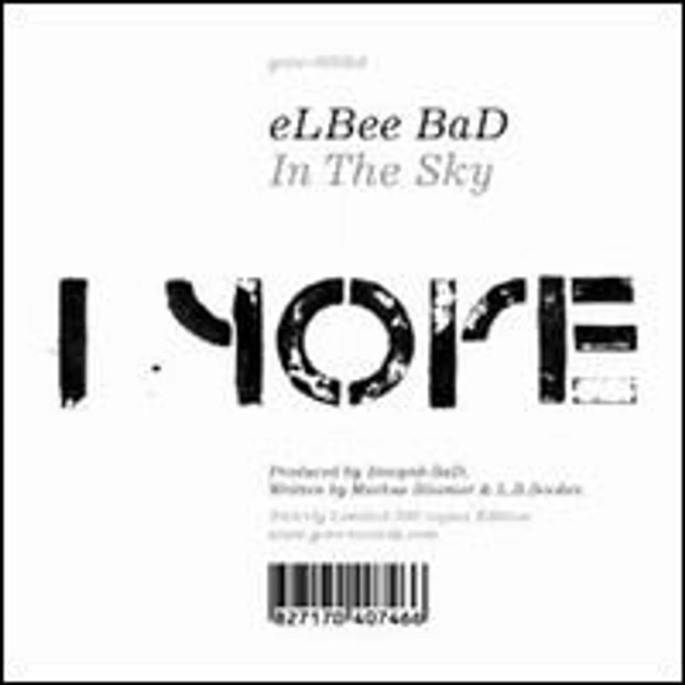 Elbee Bad In The Sky Vinyl Record