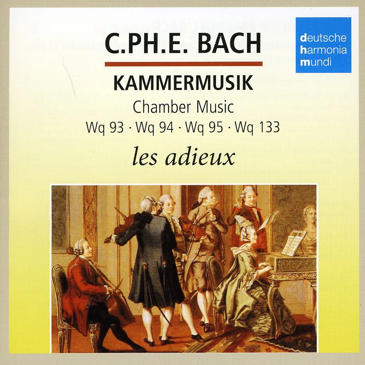 Andreas Staier BACH C.P.E: CHAMBER MUSIC CD