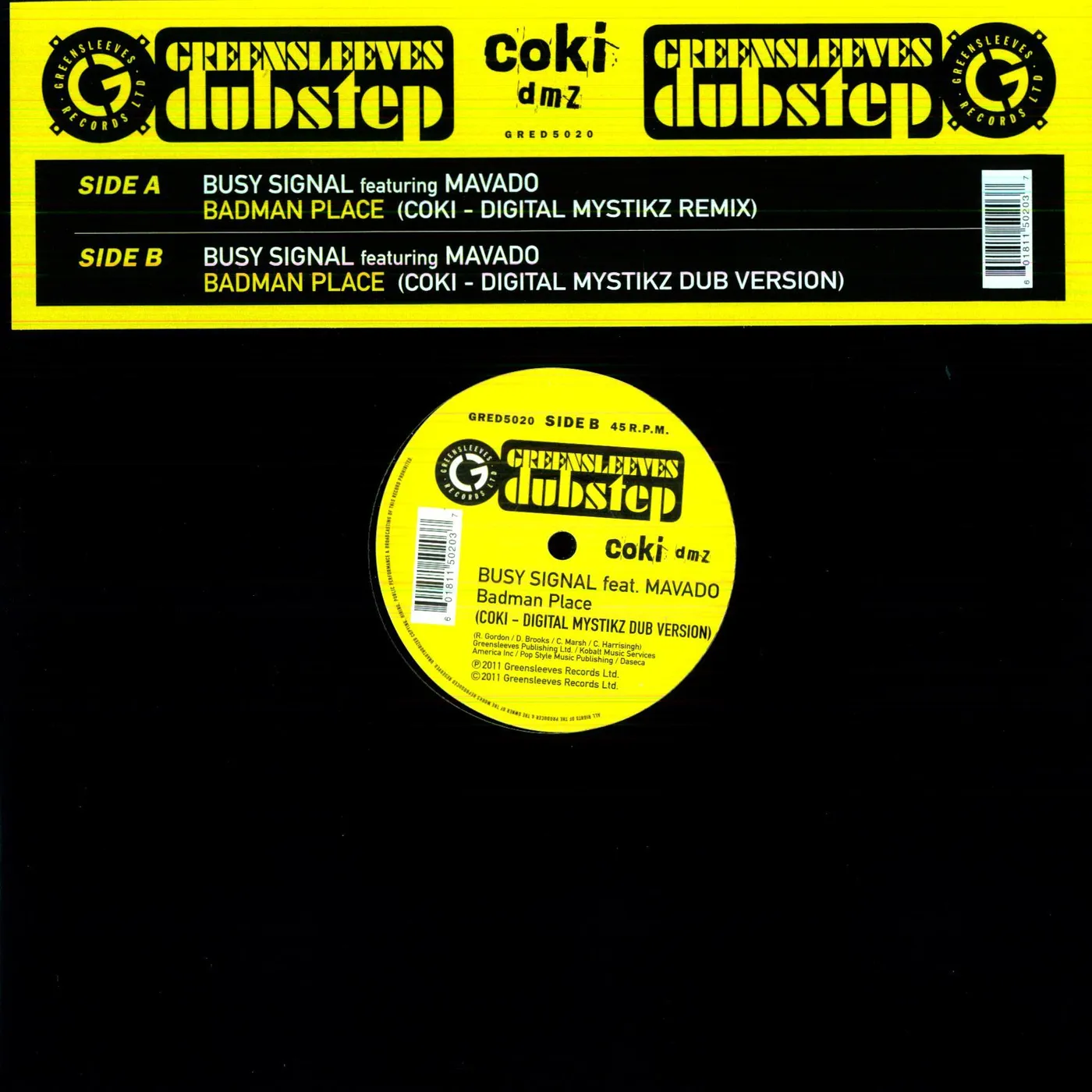 Busy Signal Bad Man Place Vinyl Record