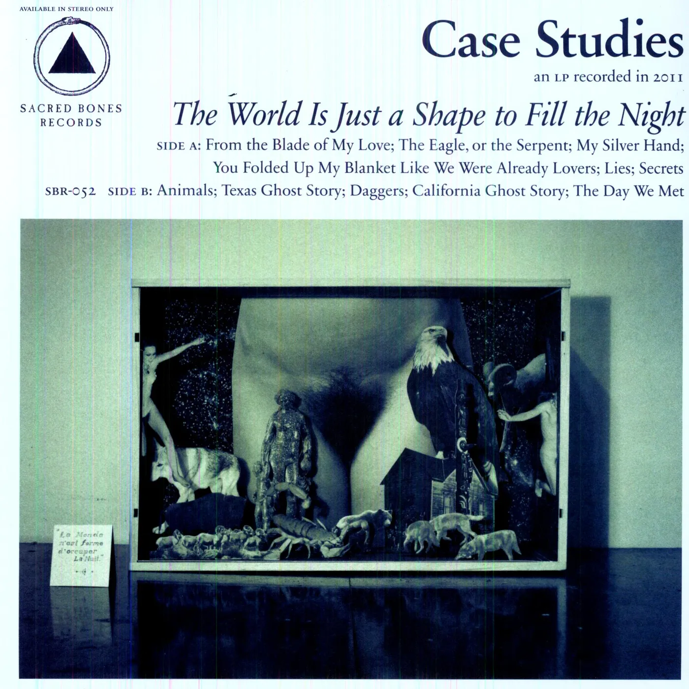 Case Studies WORLD IS JUST A SHAPE TO FILL THE NIGHT Vinyl Record
