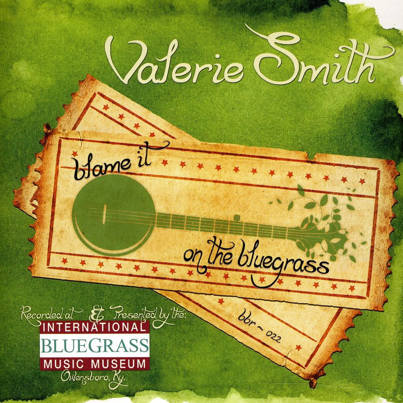 Valerie Smith BLAME IT ON THE BLUEGRASS CD