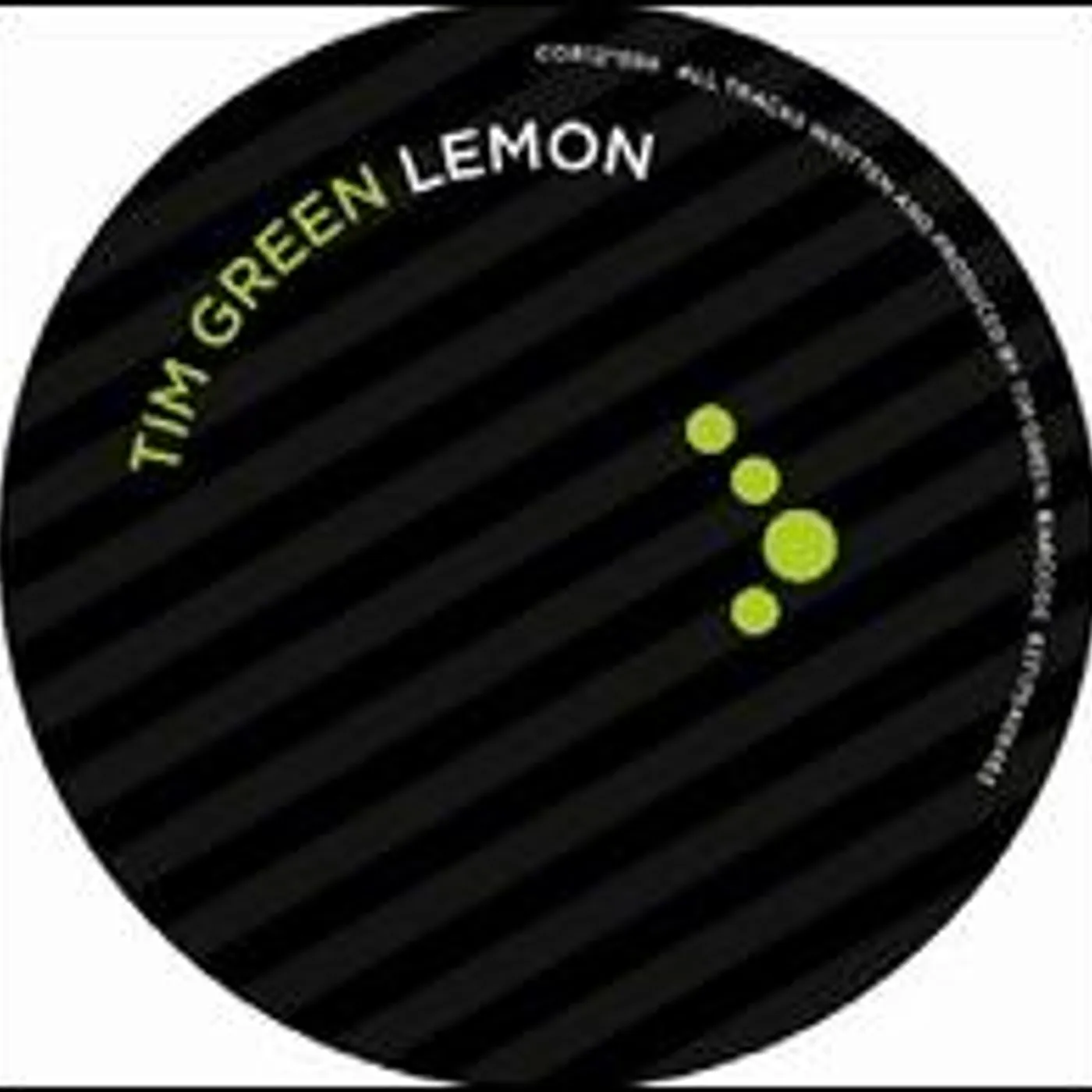 Tim Green Lemon Vinyl Record