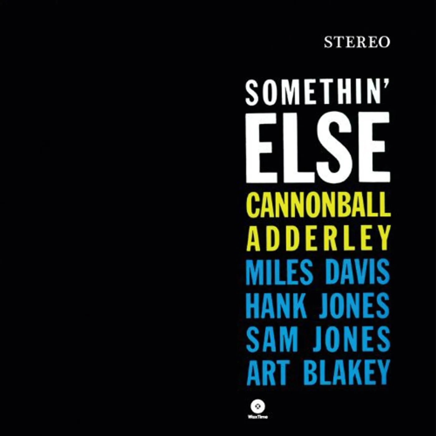 Cannonball Adderley SOMETHIN ELSE Vinyl Record
