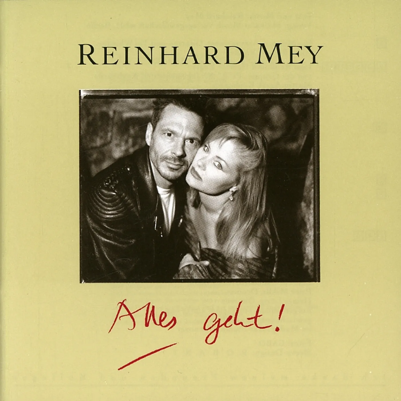 Reinhard Mey ALLES GEHT CD