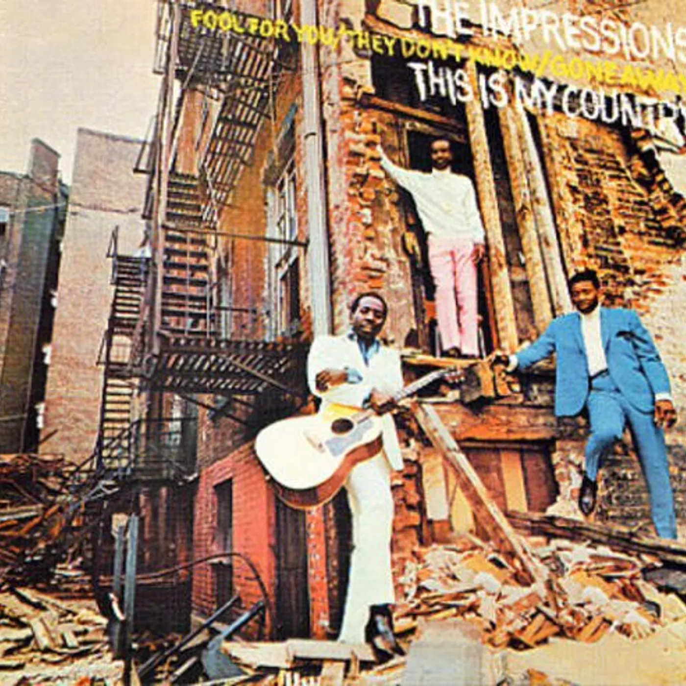 The Impressions THIS IS MY COUNTRY Vinyl Record