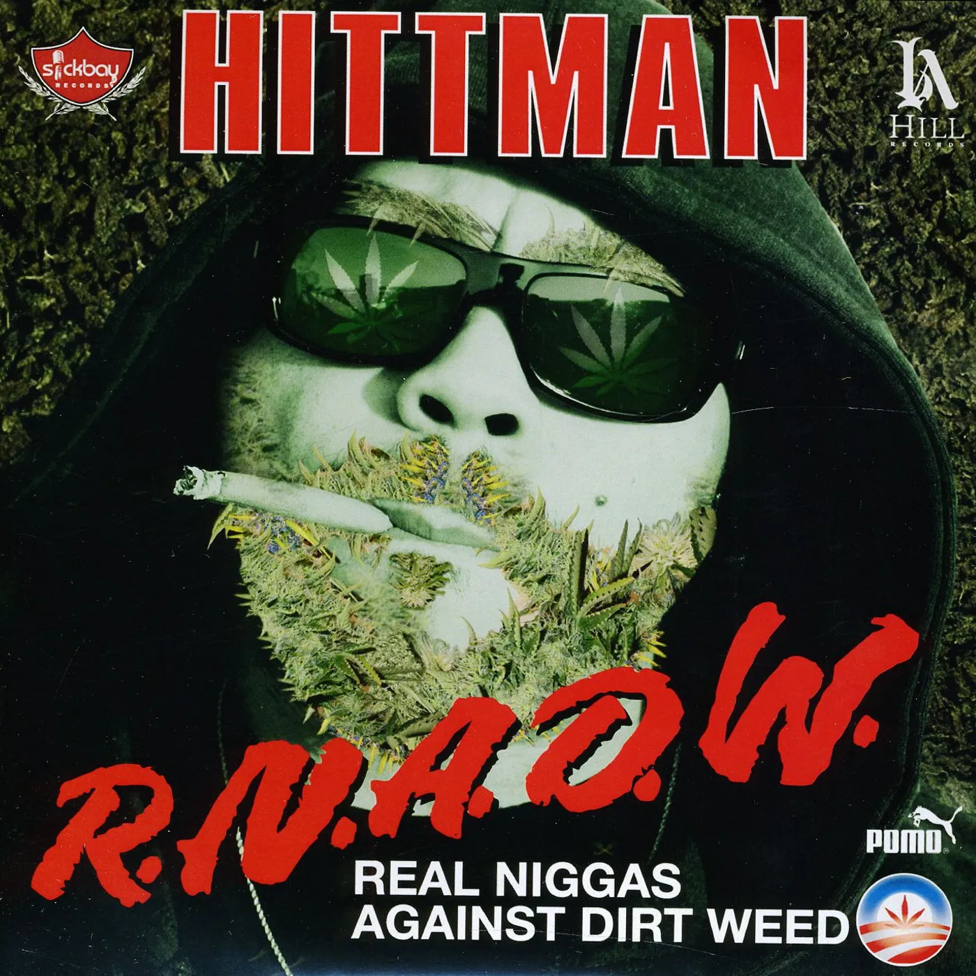 Hittman LAST DAYS / BLAAOW Vinyl Record - Limited Edition, Clear Vinyl