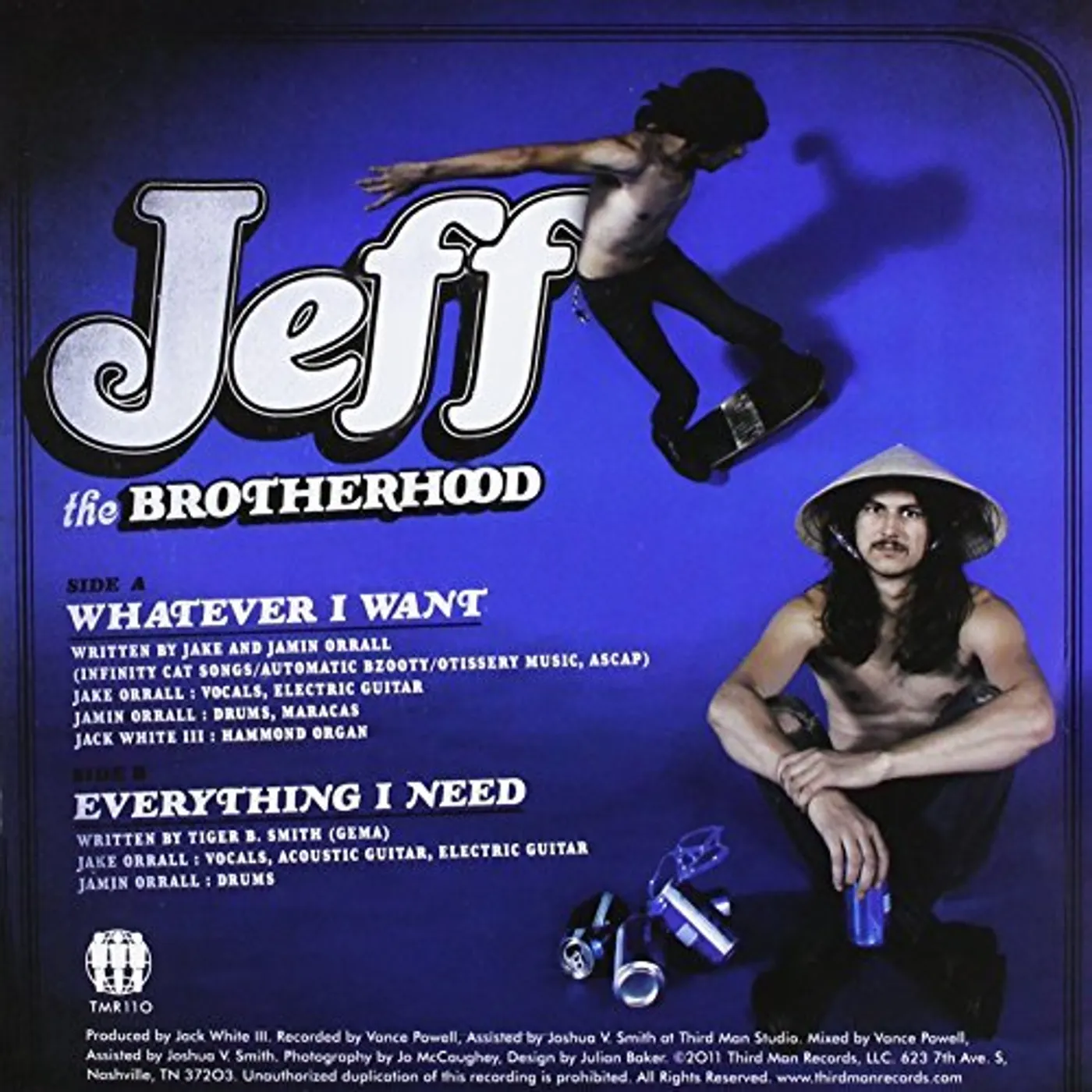 JEFF The Brotherhood WHATEVER I WANT / EVERYTHING I NEED Vinyl Record